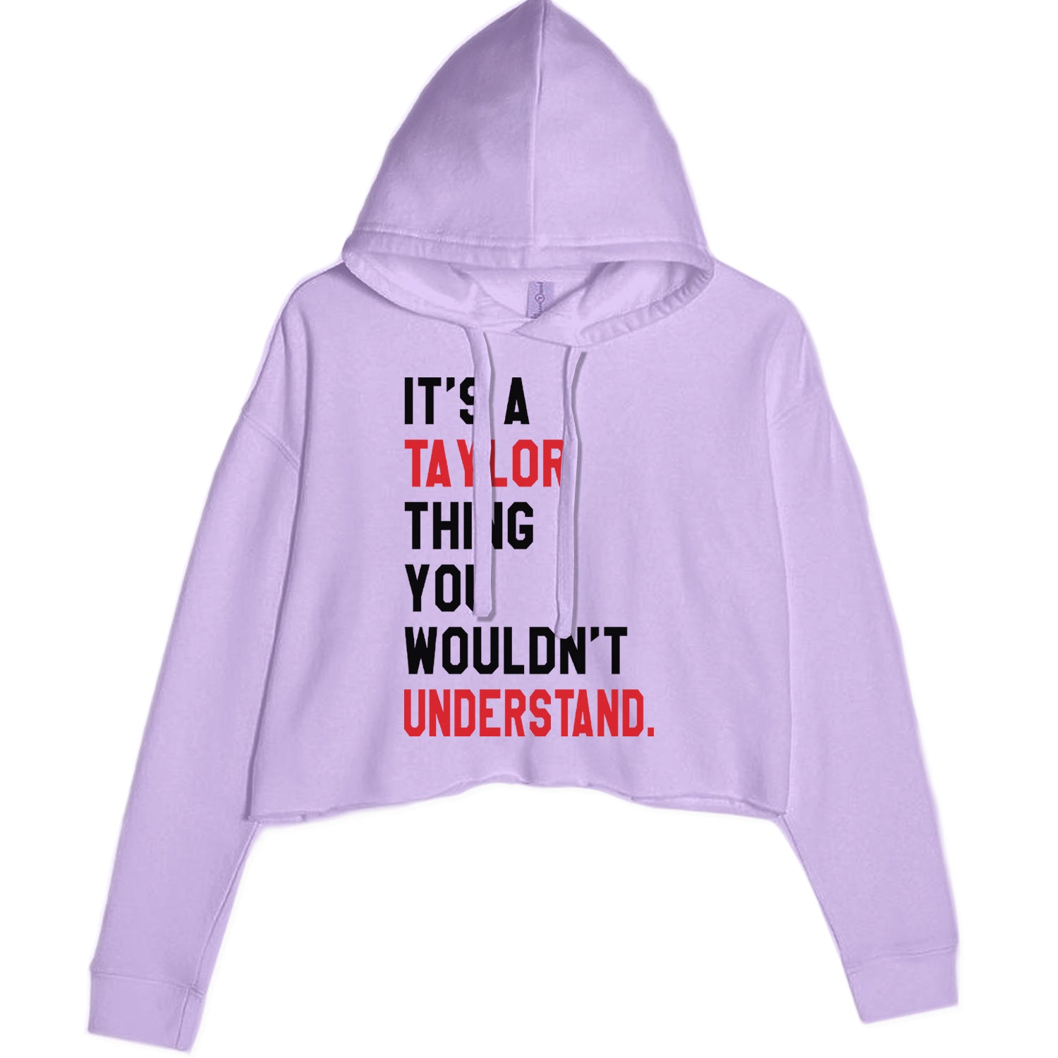 You Wouldn't Understand It's A Taylor Thing TTPD Cropped Hoodie Sweatshirt