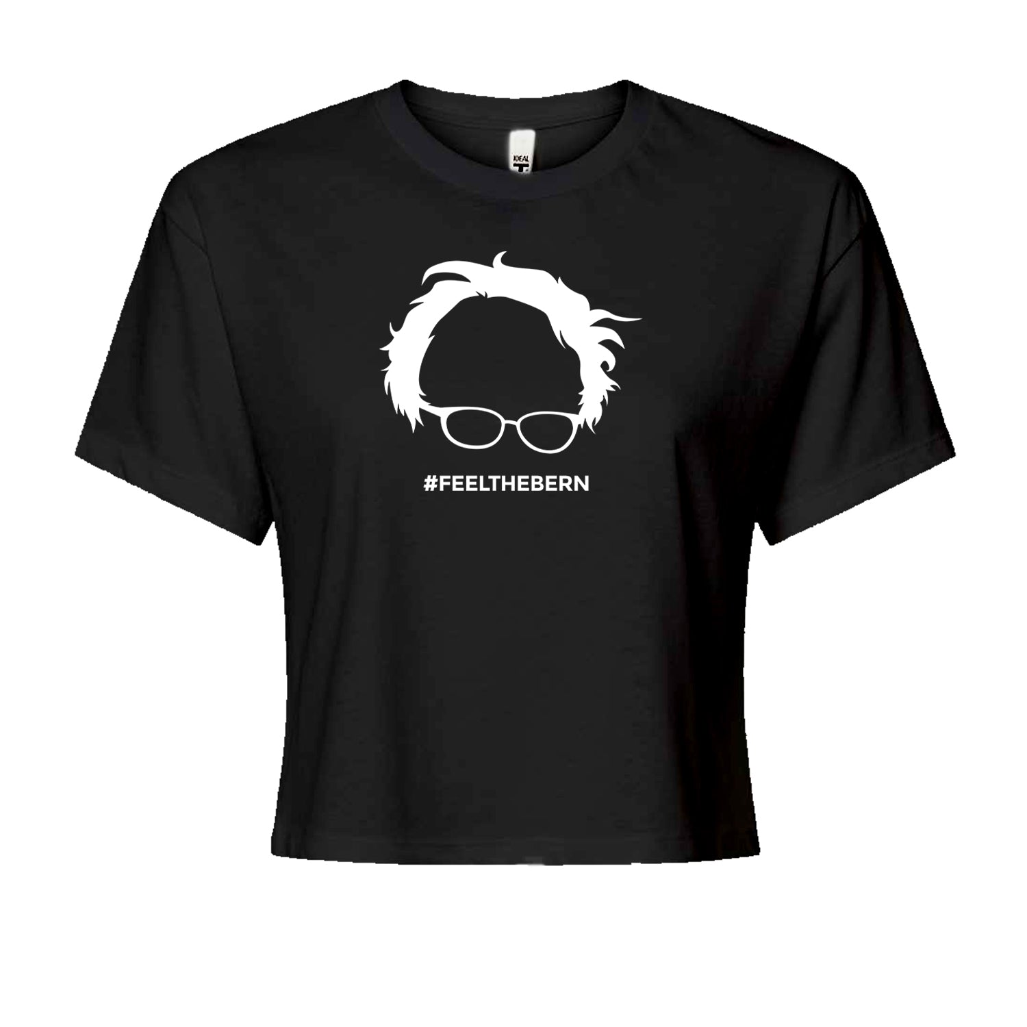 Feel The Bern - Bernie Sanders For President 2024 Cropped T-Shirt