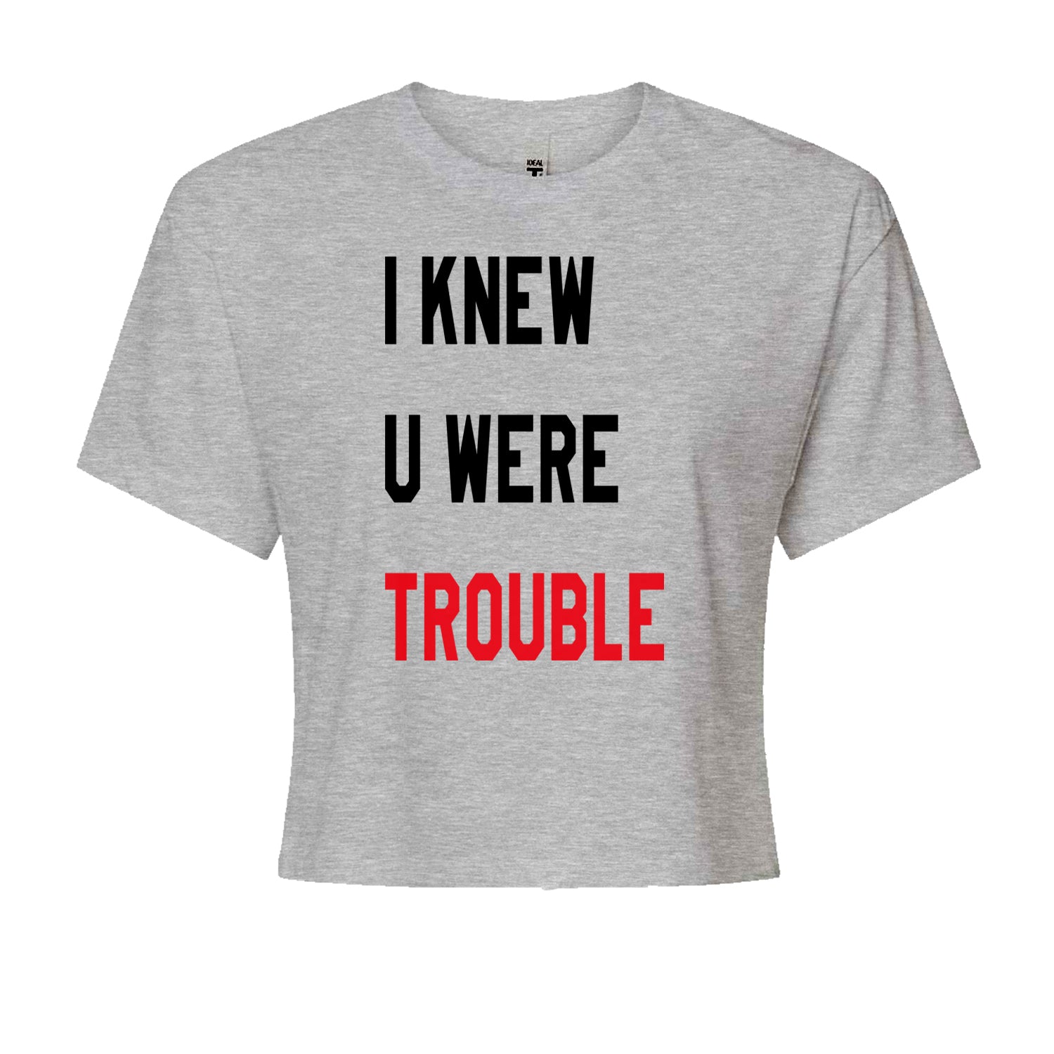I Knew You Were Trouble New TTPD Era Cropped T-Shirt