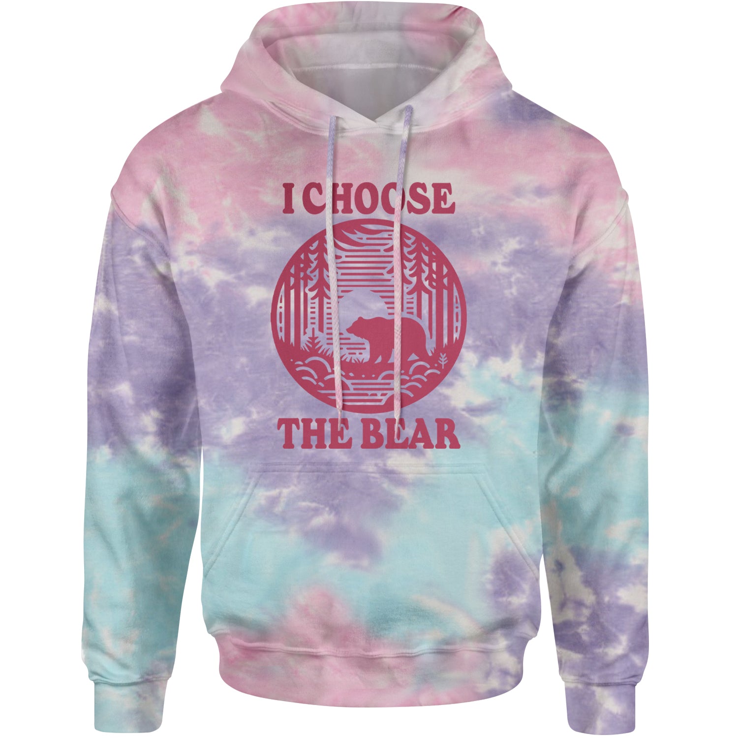 I Choose The Bear Companion Survival Choice Adult Hoodie Sweatshirt