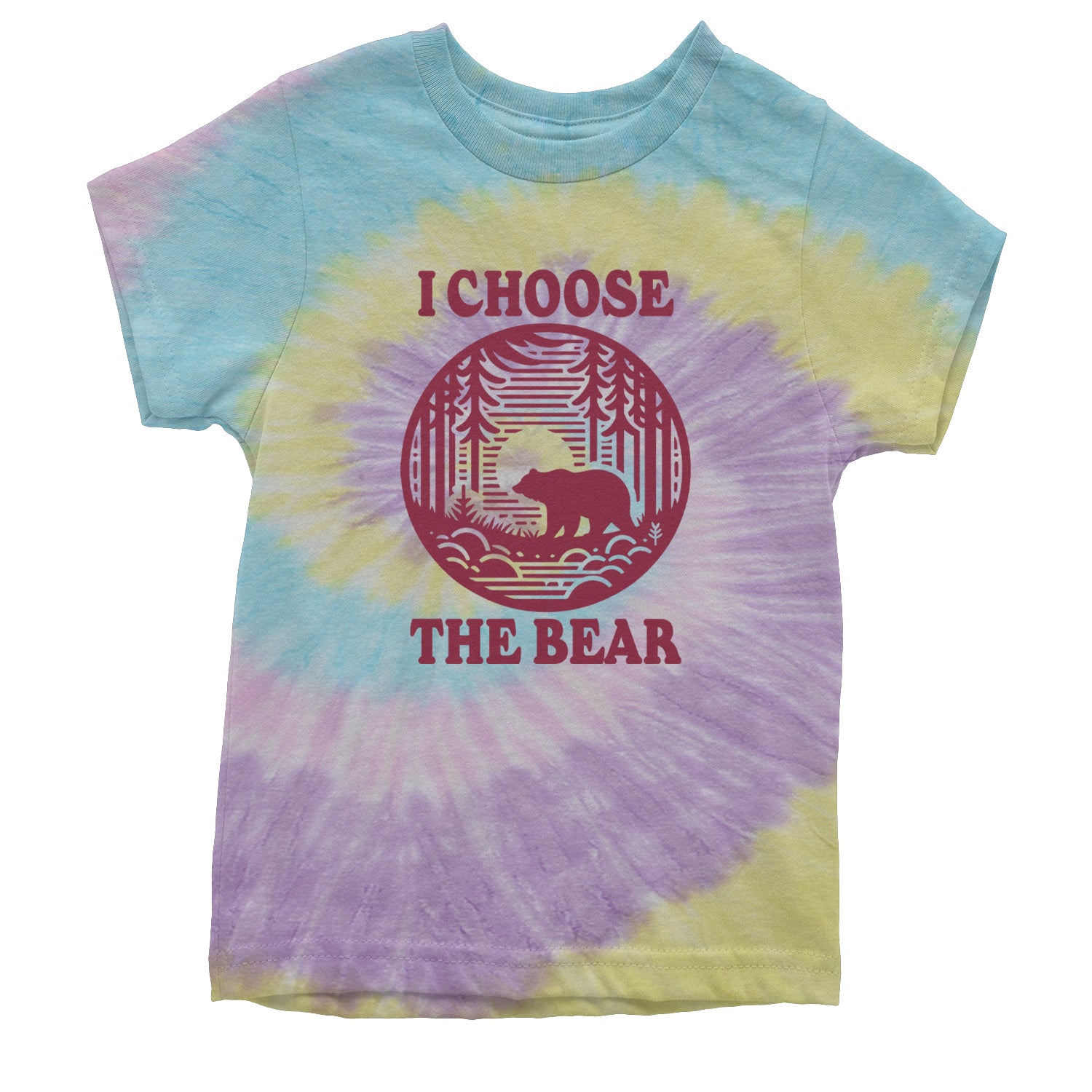 I Choose The Bear Companion Survival Choice Youth T-shirt