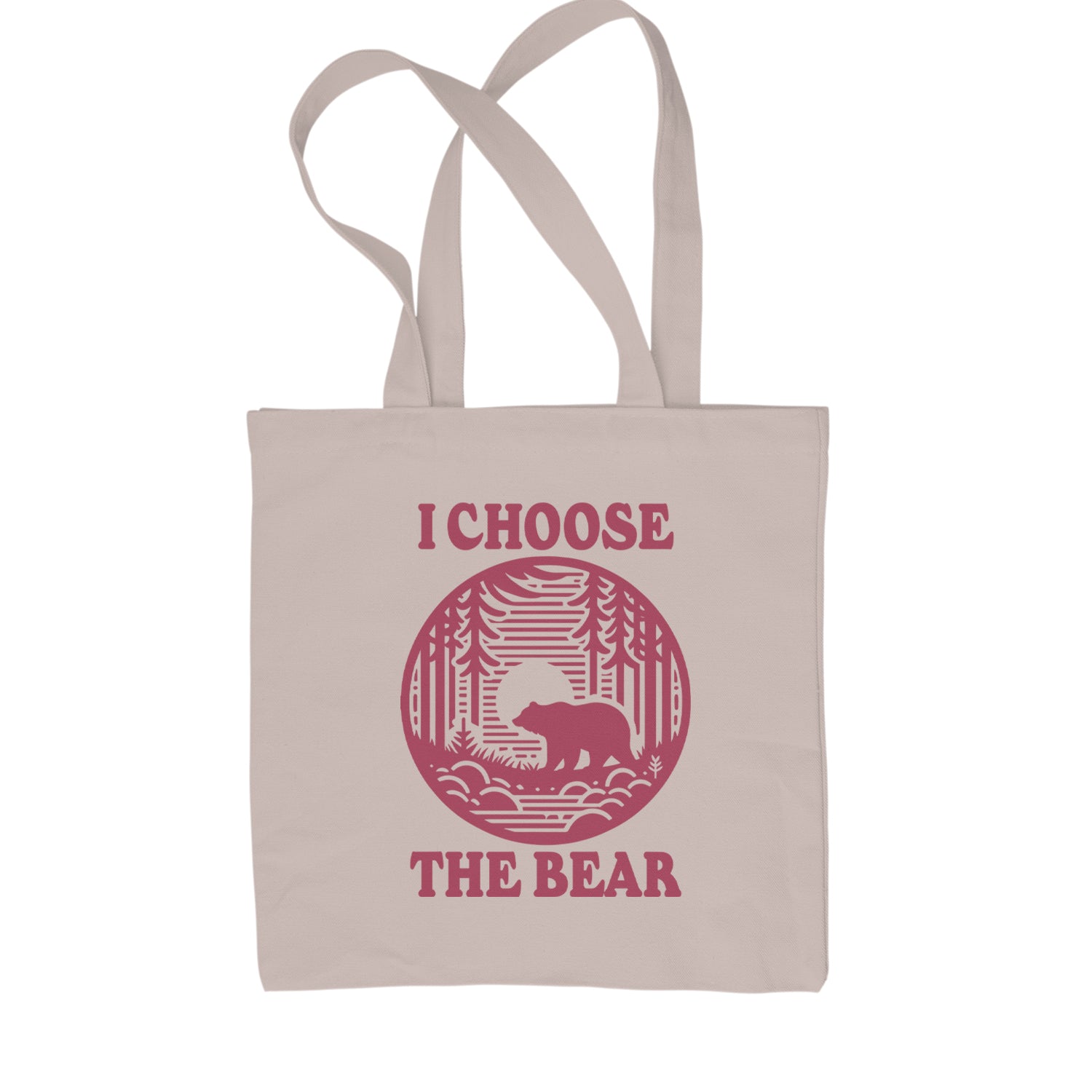 I Choose The Bear Companion Survival Choice Shopping Tote Bag
