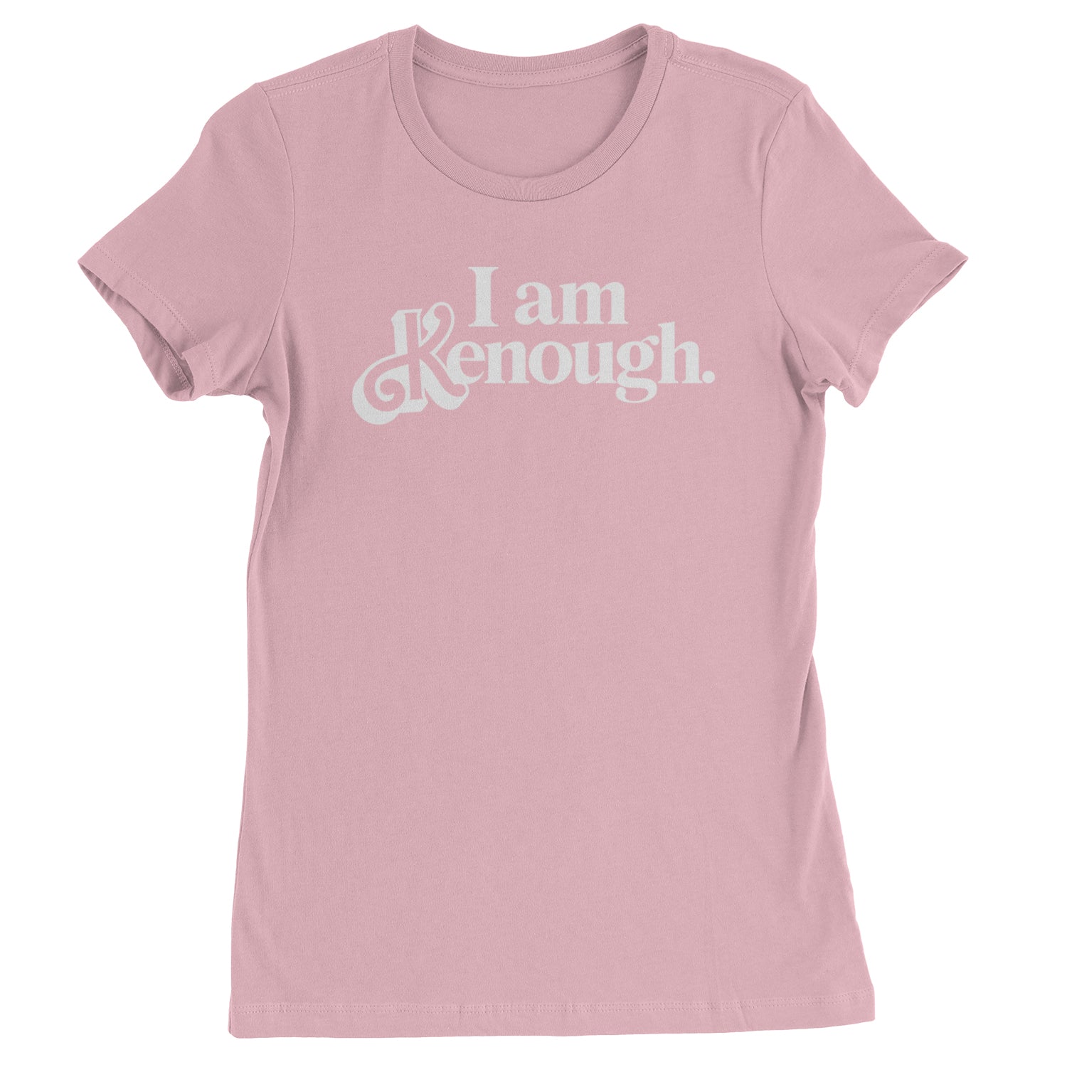 I Am Kenough White Print Womens T-shirt