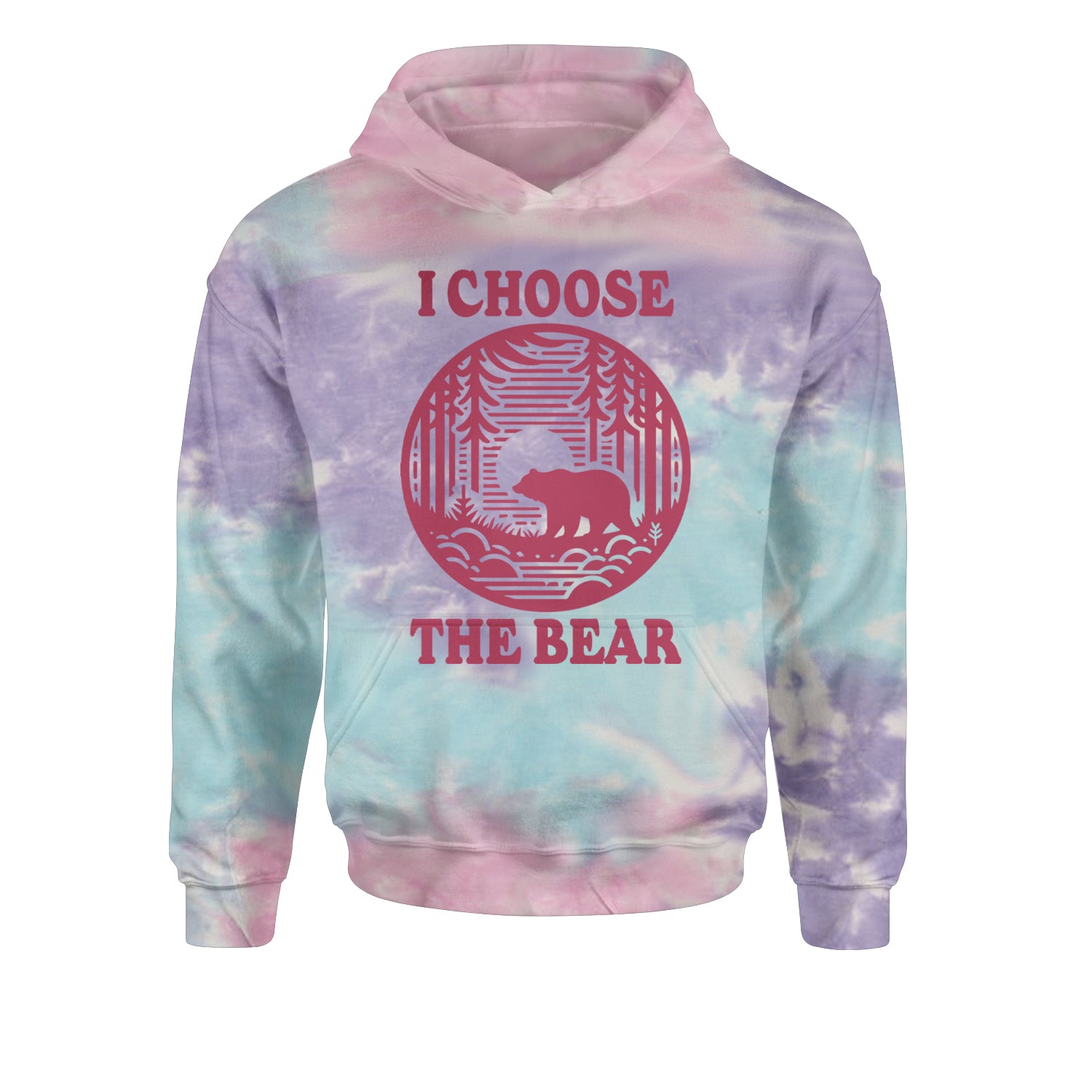 I Choose The Bear Companion Survival Choice Youth-Sized Hoodie