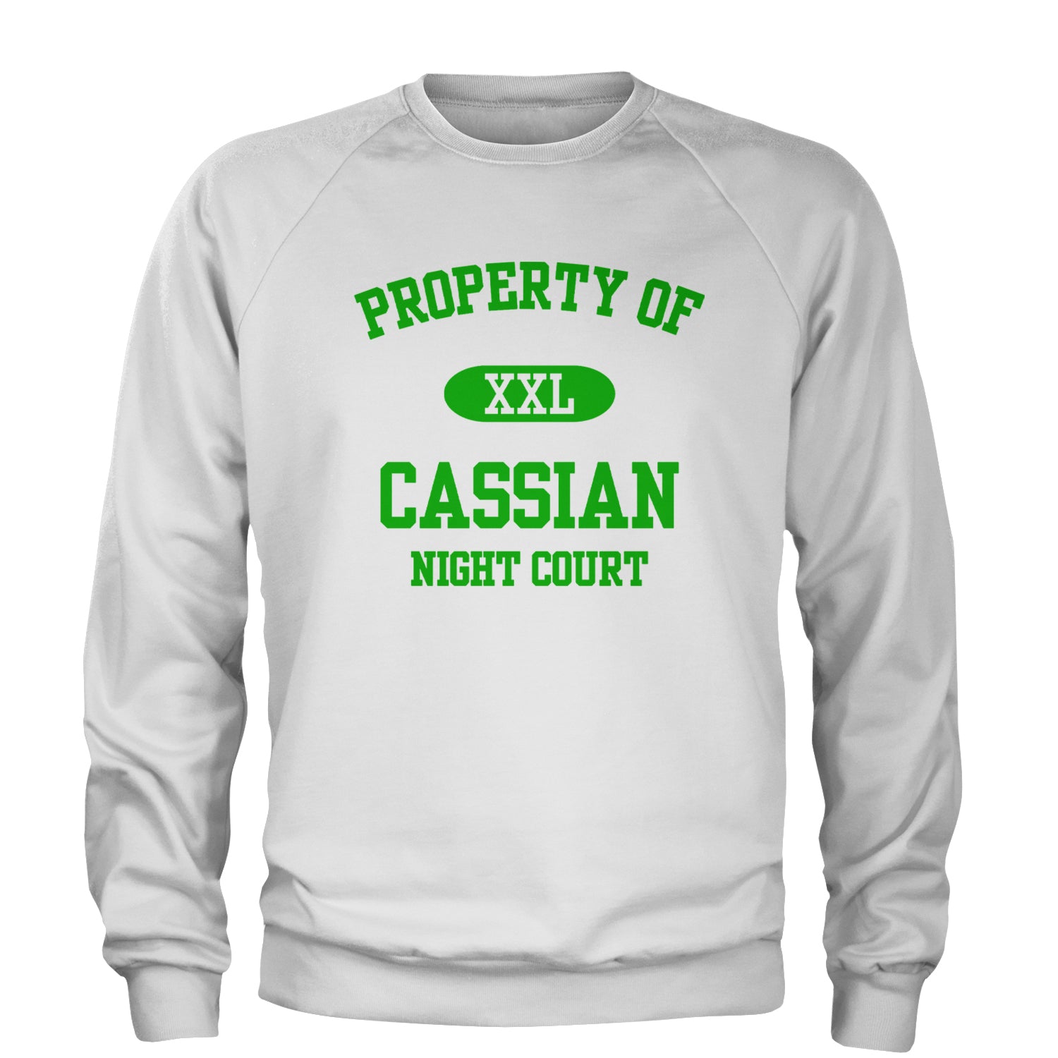 Property Of Cassian ACOTAR Adult Crewneck Sweatshirt acotar, court, maas, tamlin, thorns by Expression Tees
