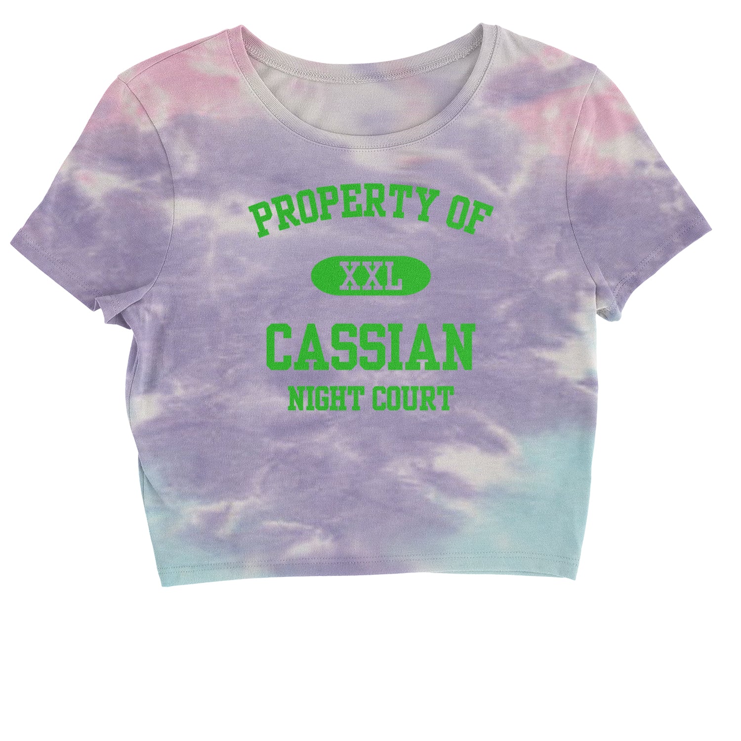 Property Of Cassian ACOTAR Cropped T-Shirt acotar, court, maas, tamlin, thorns by Expression Tees