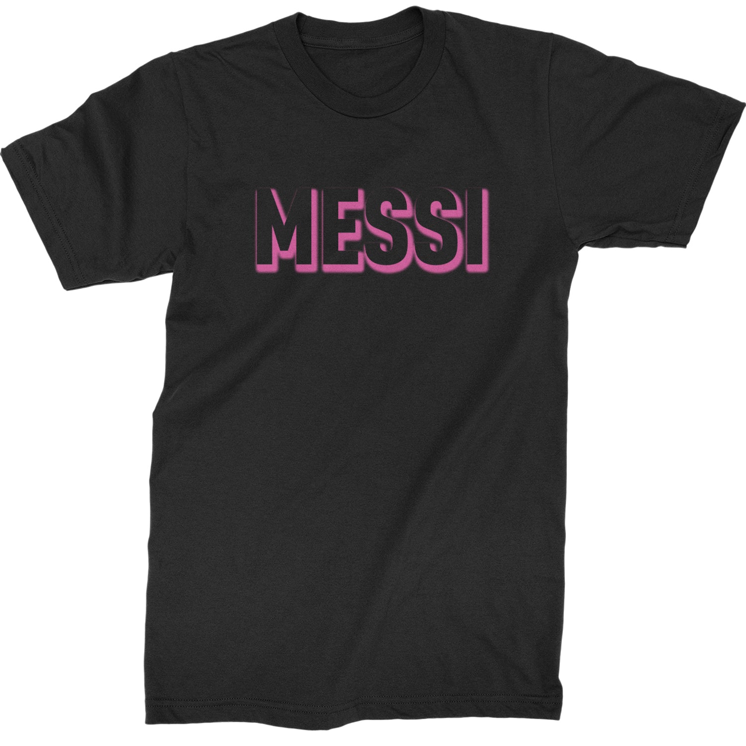 Messi OUTLINE Miami Futbol Mens T-shirt