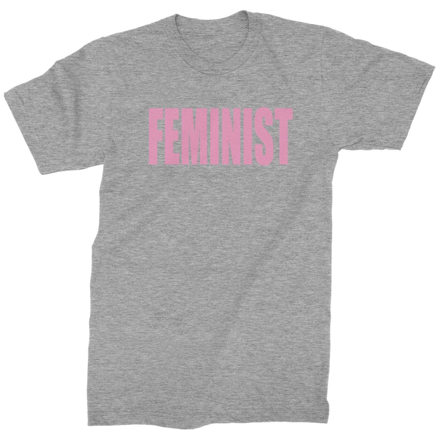 Feminist (Pink Print) Mens T-shirt a, equal, equality, feminism, feminist, gender, is, lgbtq, like, looks, nevertheless, pay, persisted, rights, she, this, what by Expression Tees