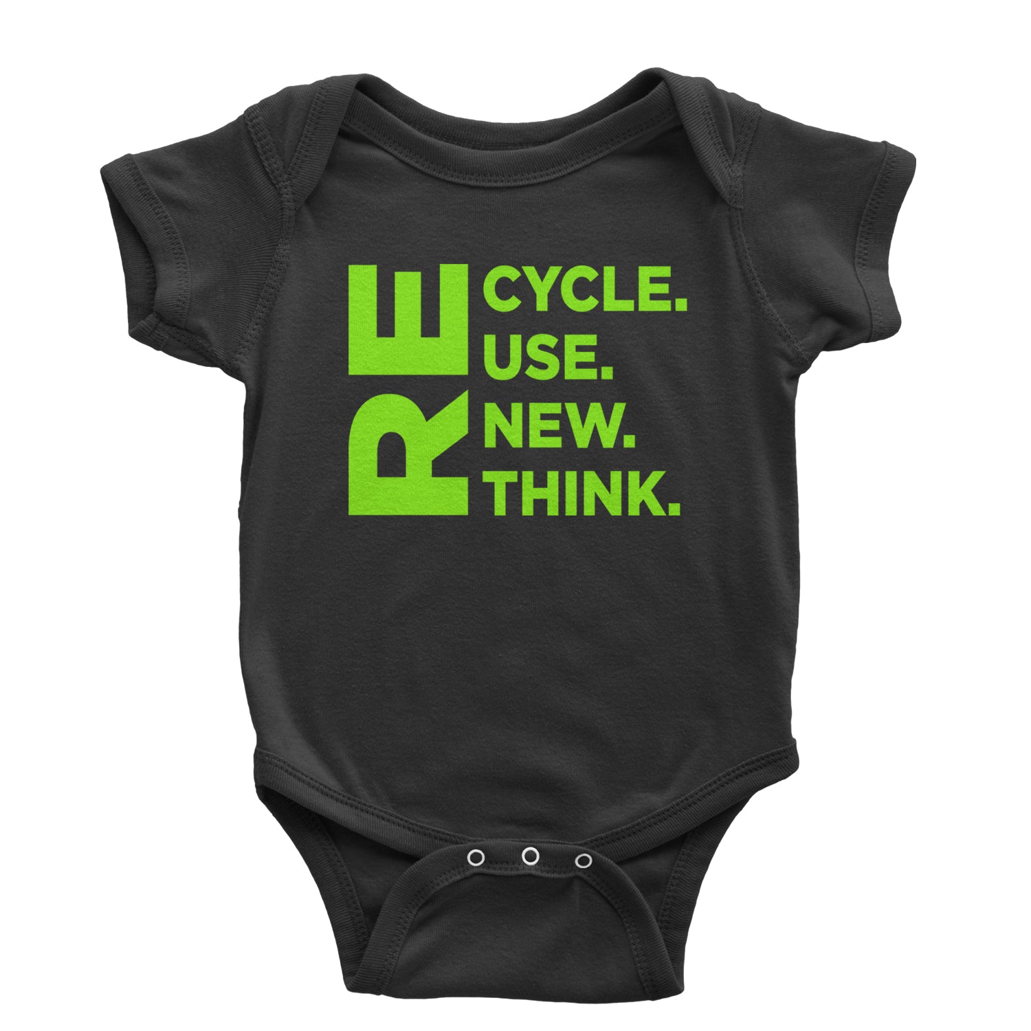 Recycle Reuse Renew Rethink Earth Day Crisis Environmental Activism  Infant One-Piece Romper Bodysuit and Toddler T-shirt