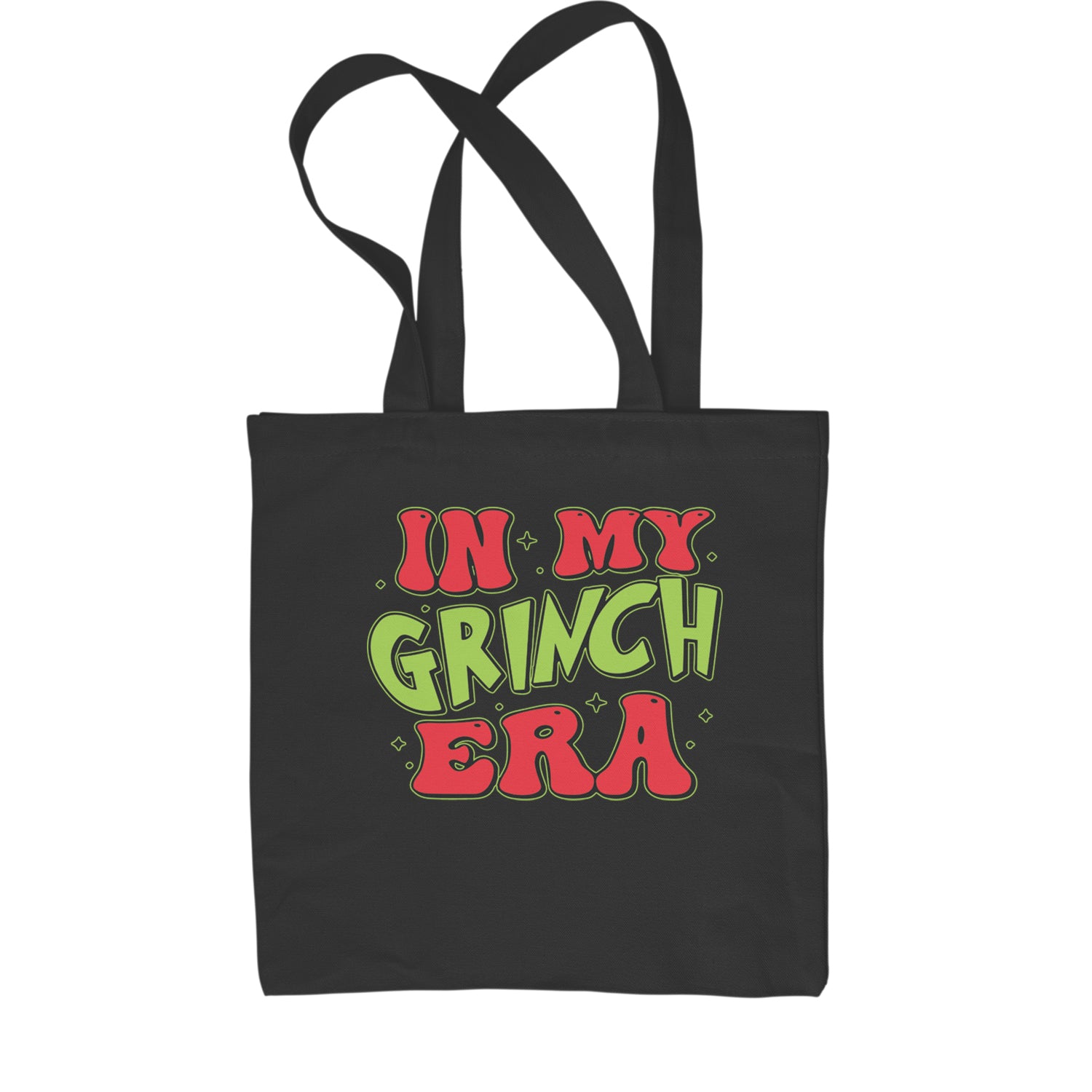 In My Gr-nch Era Jolly Merry Christmas Shopping Tote Bag