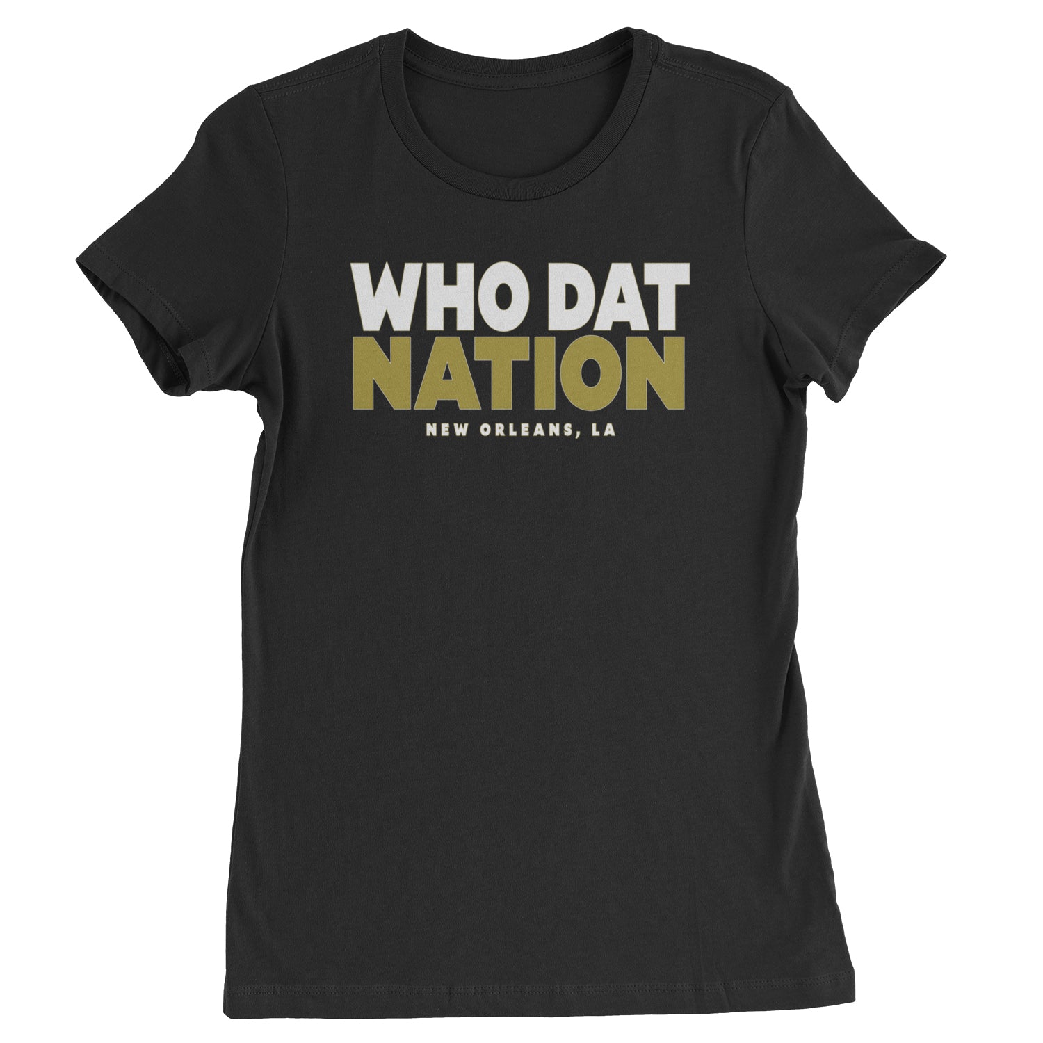 New Orleans Who Dat Nation Womens T-shirt