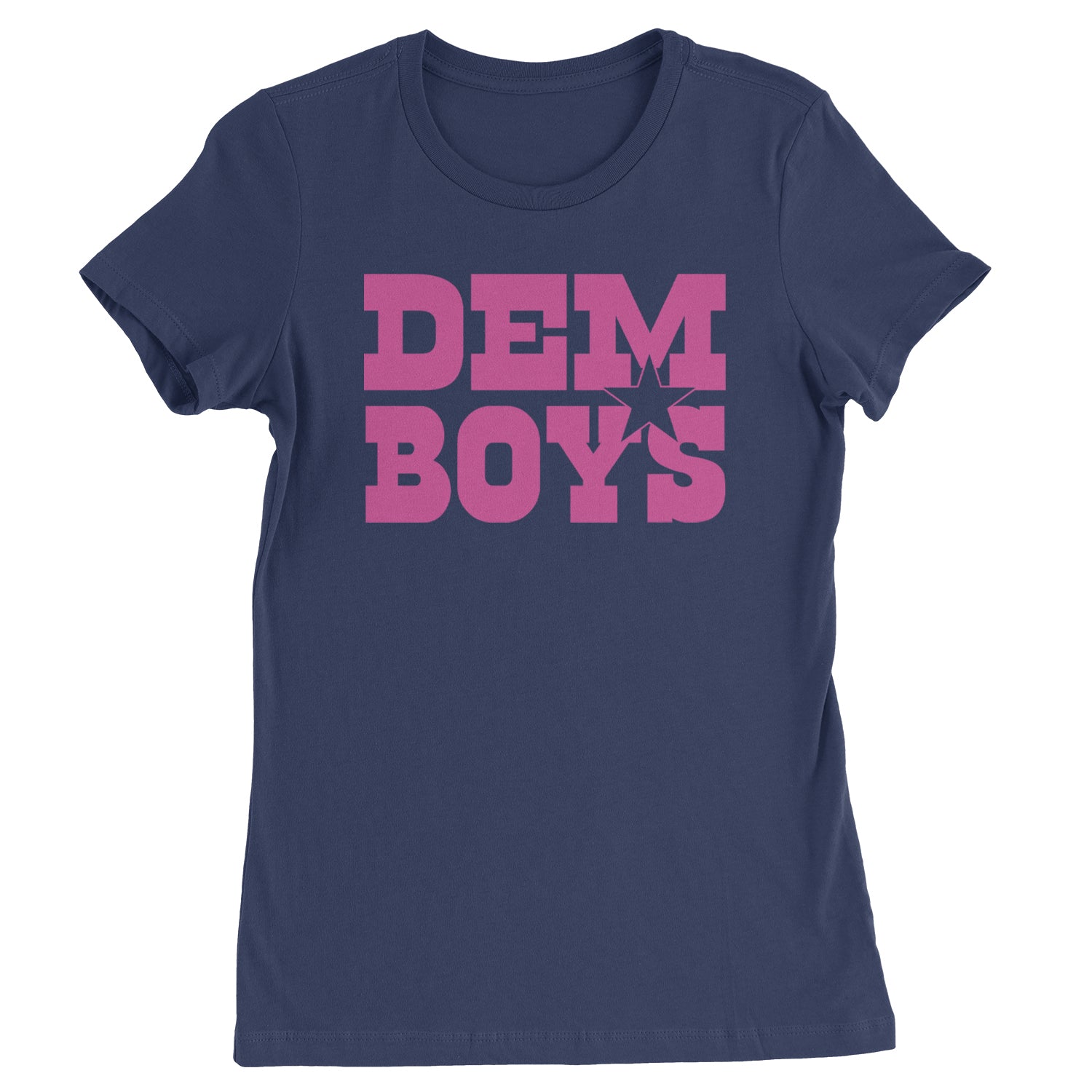 Dem Boys Hot Pink Dallas  Womens T-shirt