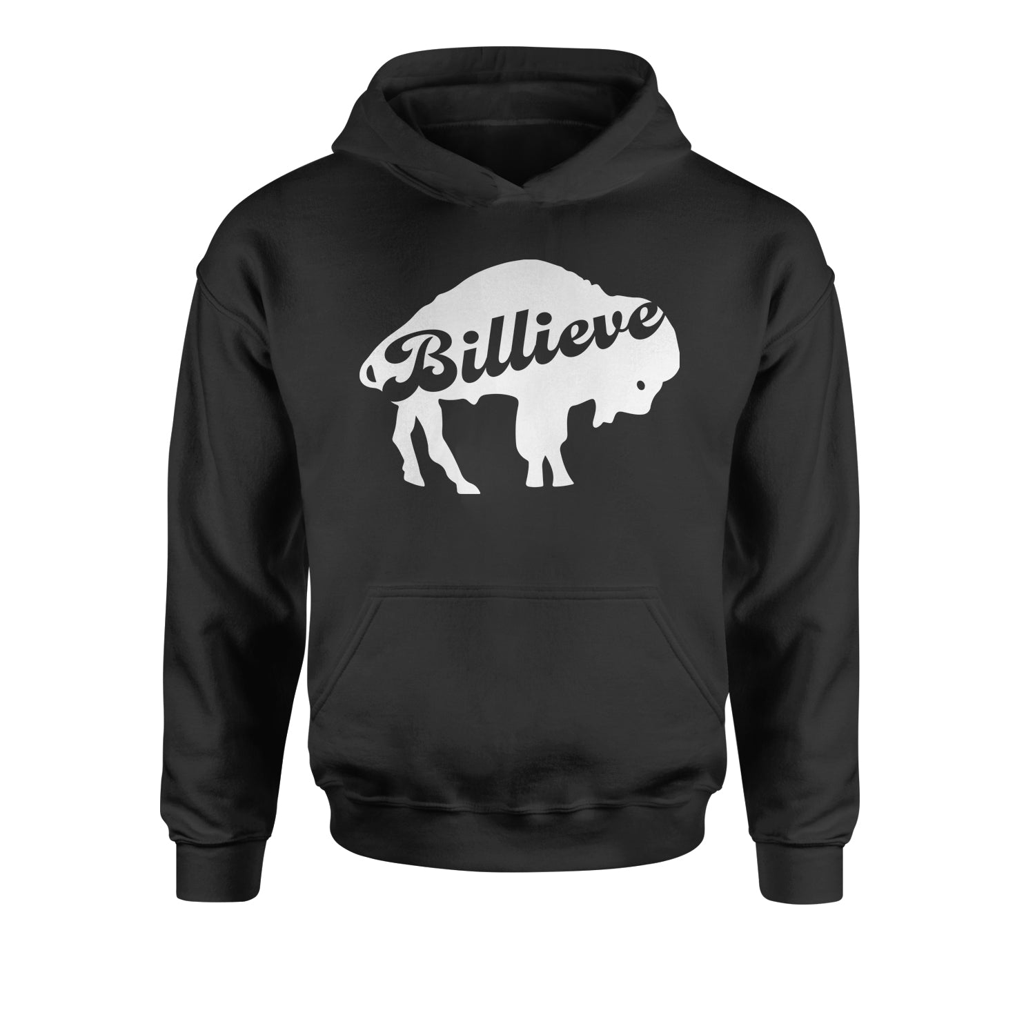 Billieve Bills Mafia Youth-Sized Hoodie bills, fan, father, football, god, godfather, new, sports, team, york by Expression Tees