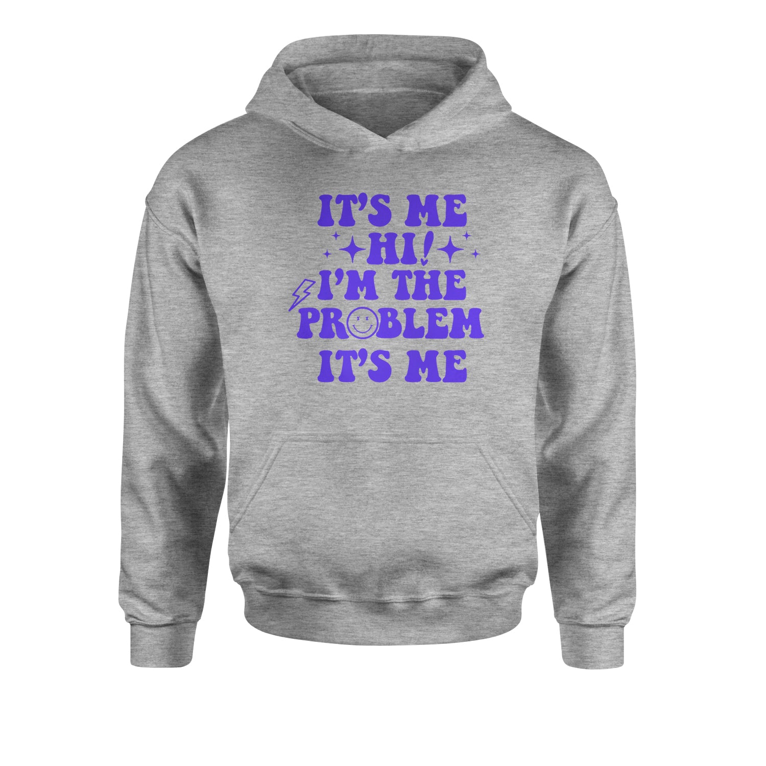 It's Me Hi I'm The Problem Youth-Sized Hoodie concert, eras, merch, swift, swiftie by Expression Tees