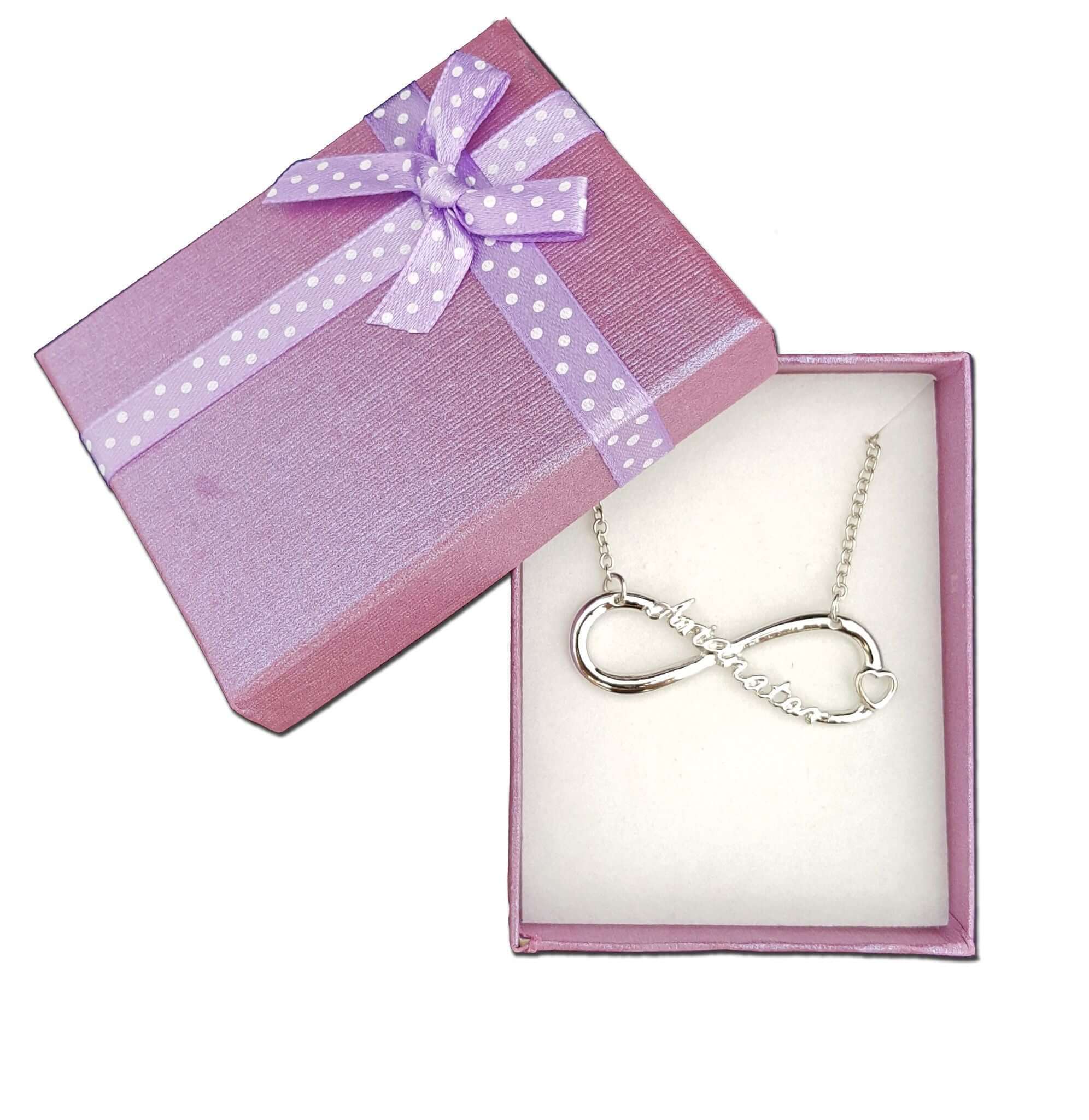 Arianator Infinity Necklace Silver Tone Pendant by Expression Tees