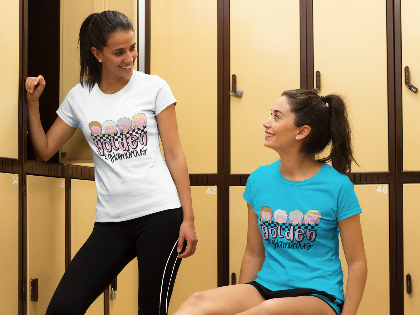 Golden And Glamorous Golden Girls Men's T-shirt Black