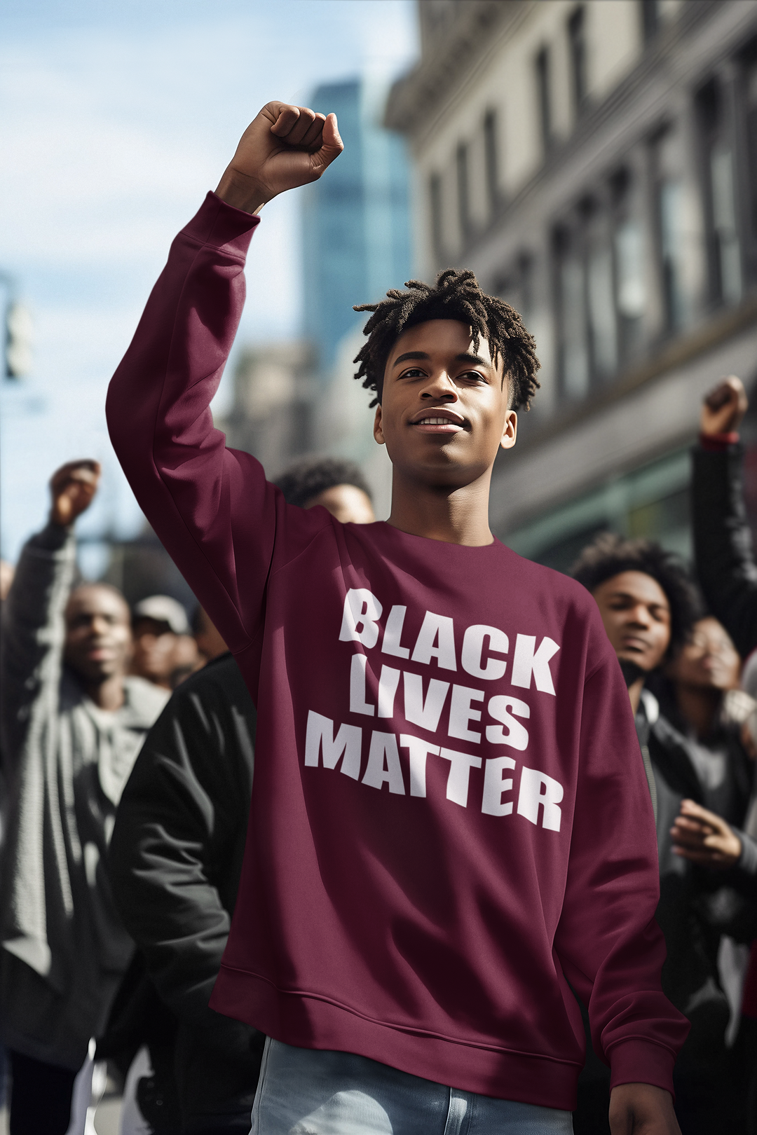 Black Lives Matter BLM Mens T-shirt 