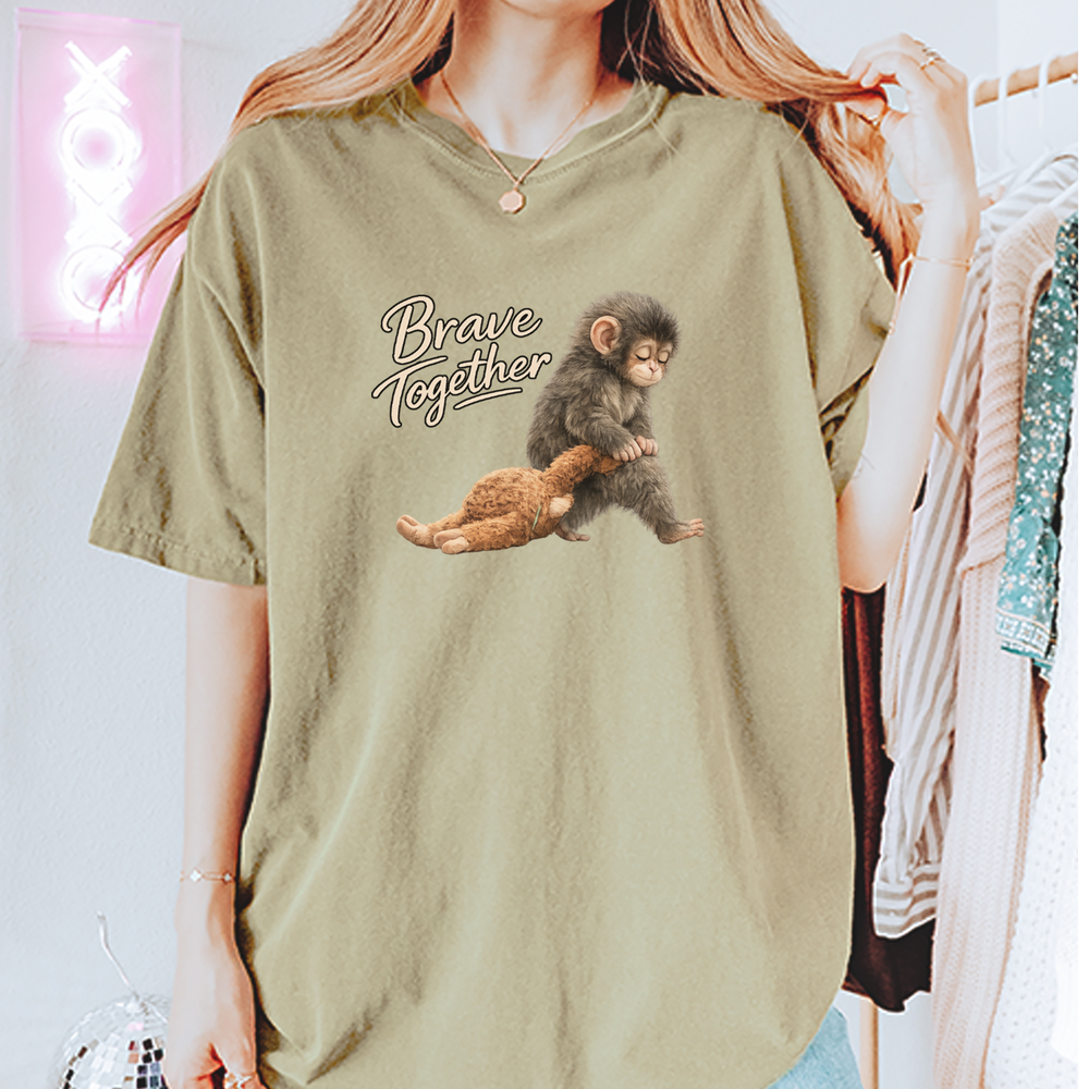 Punch Brave Together Stuffed Animal Mens T-shirt 