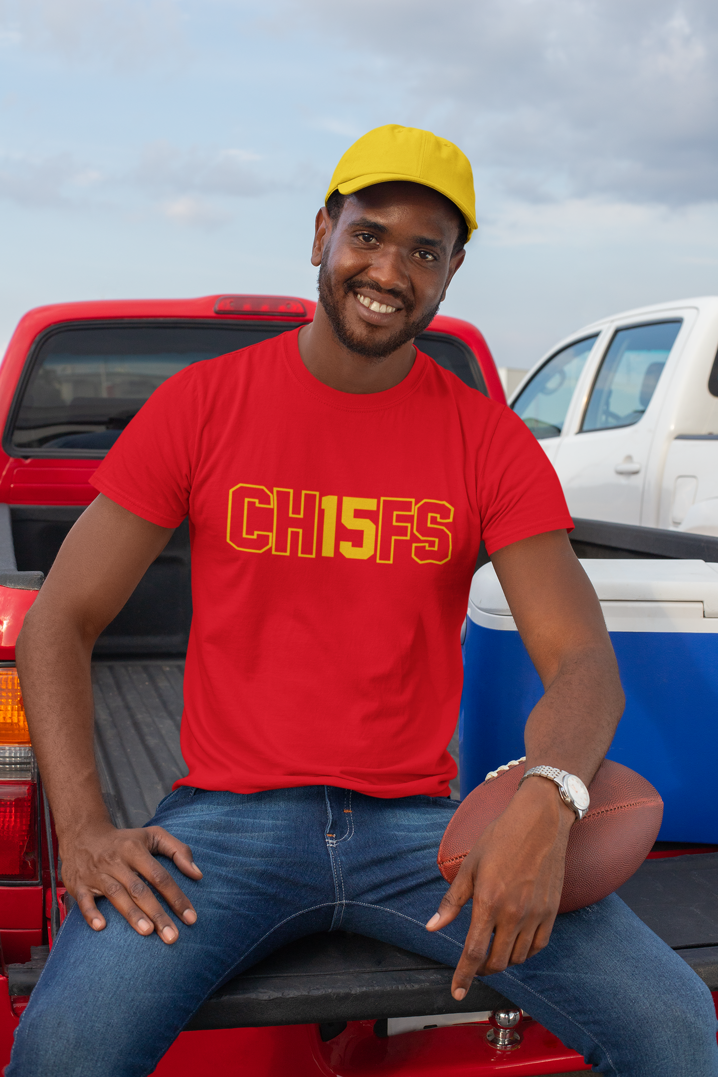 Ch15fs Chief 15 Shirt Mens T-shirt Red