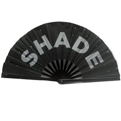 SHADE Large Concert Hand Fan - Foldable Handheld Renaissance Fan, Perfect for Festivals, Raves, Abanicos de Mano para Fiesta