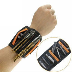 Magnetic Tool Wristband - Perfect Father's Day & Birthday Gift for Dad, Handy Cool Gadget, Tool Belt Accessory, Construction & Carpenter Tool Holder, Nail Magnet, Tool Belt Compatible
