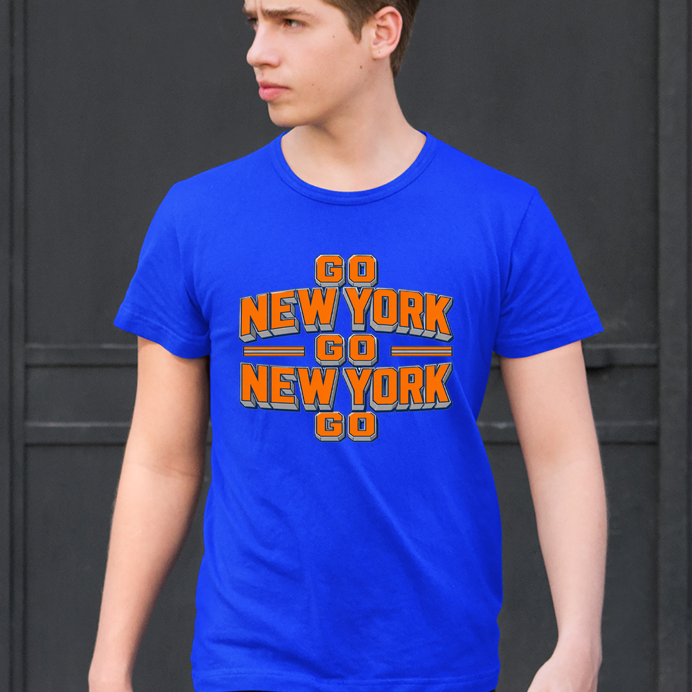 Go New York Go Basketball Mens T-shirt 