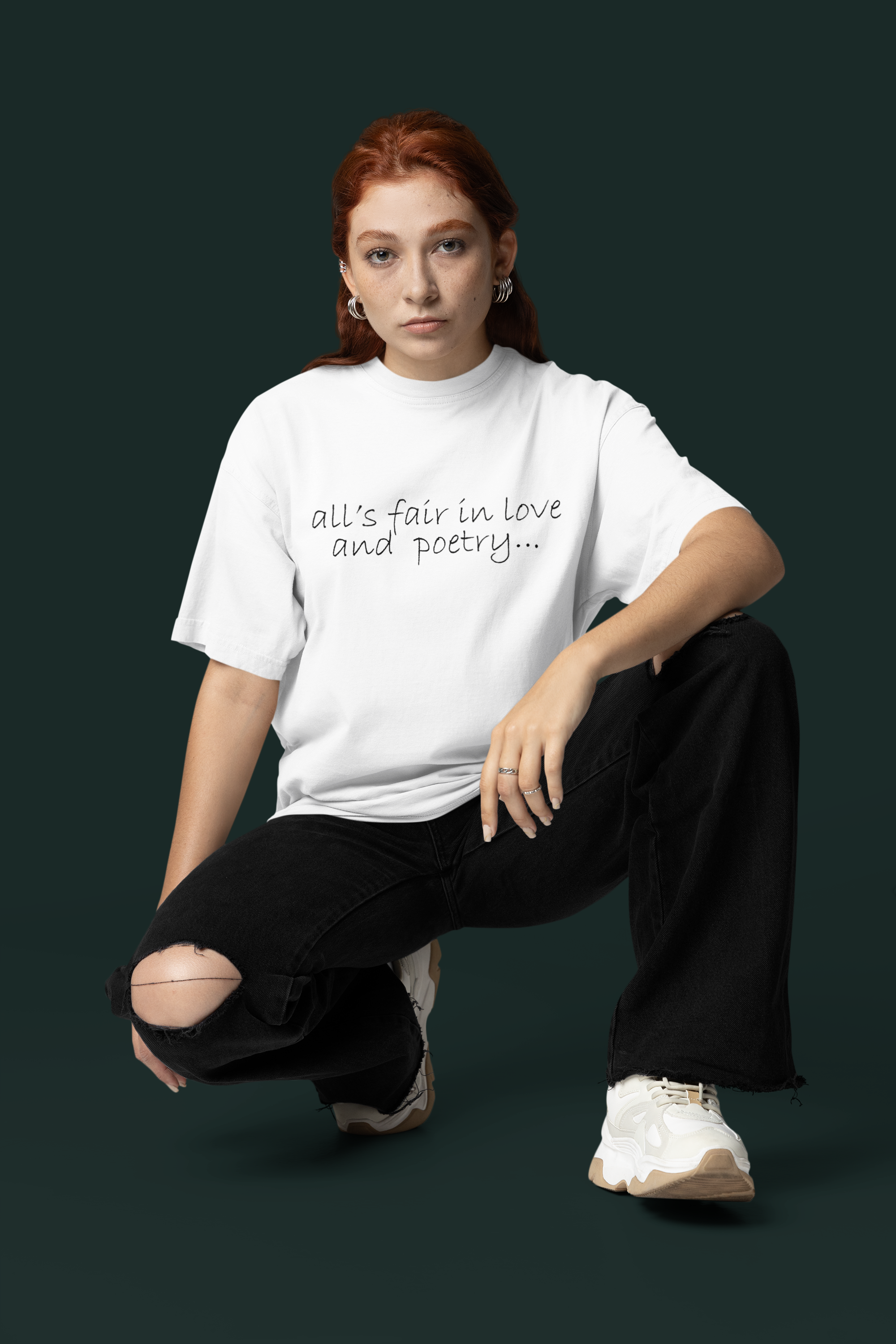 All's Fair In Love And Poetry TTPD Poets Department Mens T-shirt Tie-Dye Cotton Candy