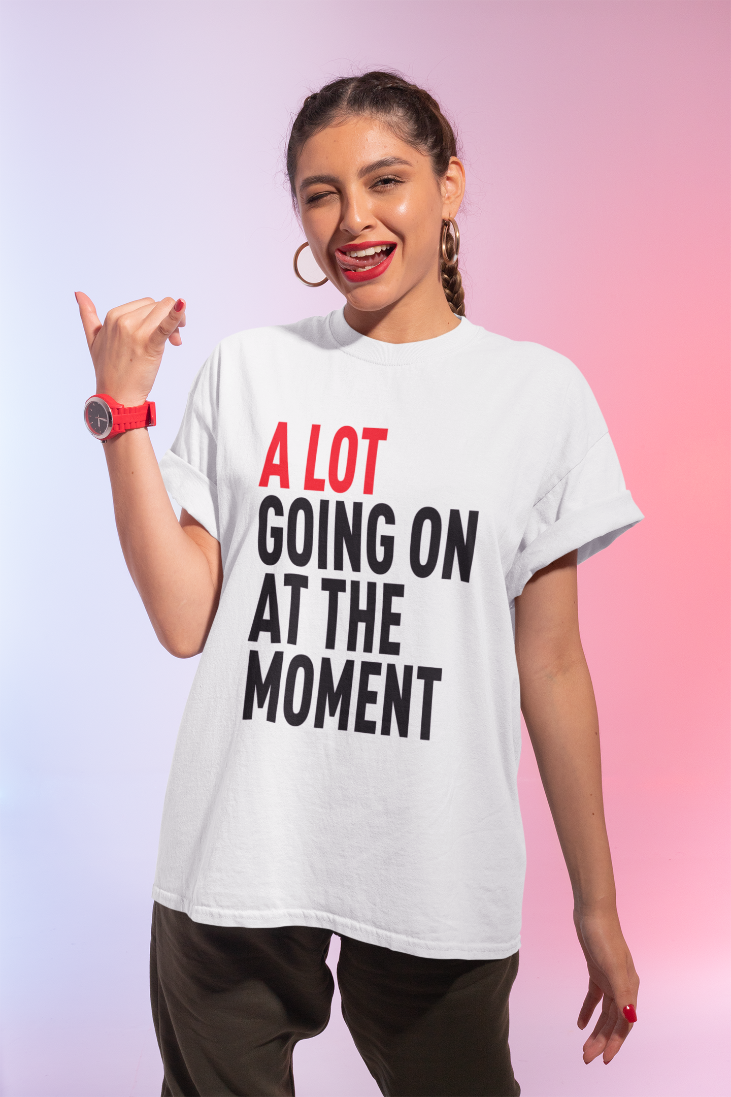 A Lot Going On At The Moment New TTPD Poet Department Mens T-shirt White