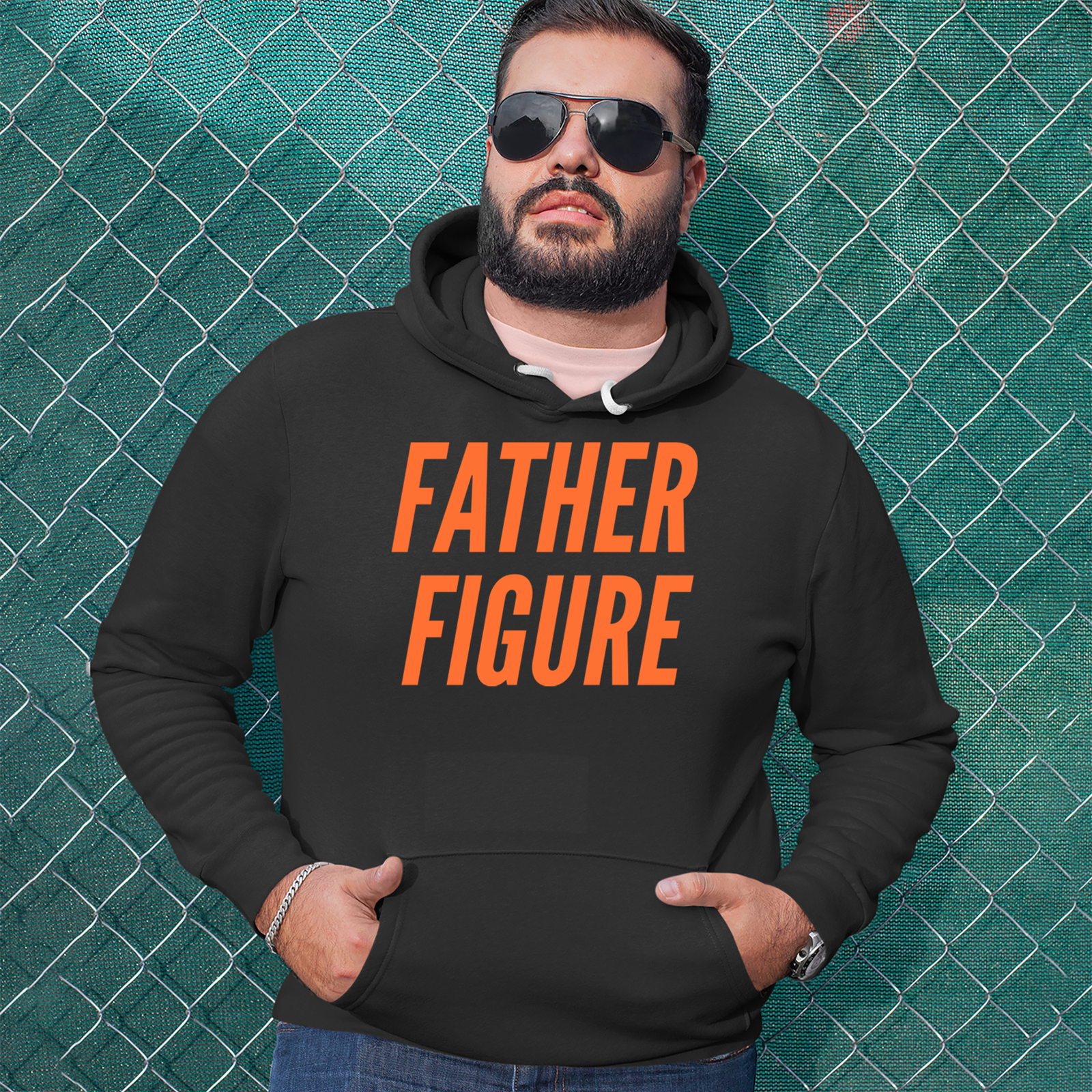 Father Figure Mens T-shirt Black