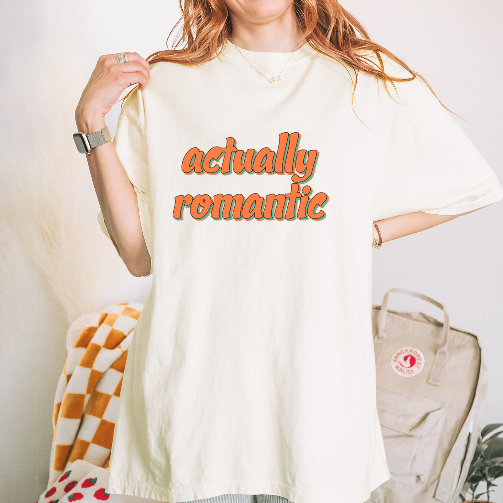 Actually Romantic Mens T-shirt Black