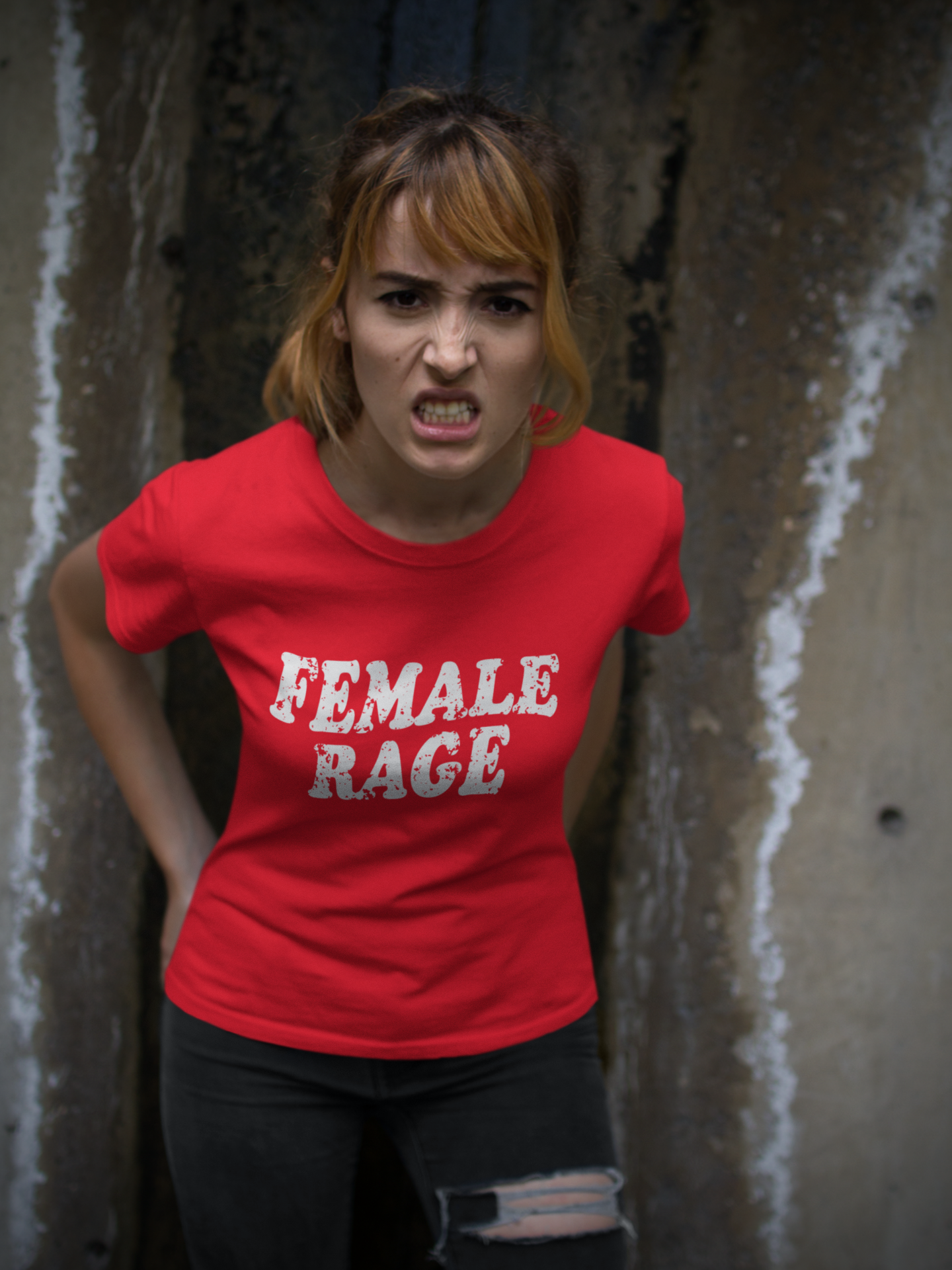 Female Rage Feminism Mens T-shirt