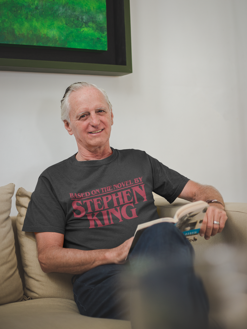 Based On The Novel By Stephen King Mens T-shirt 
