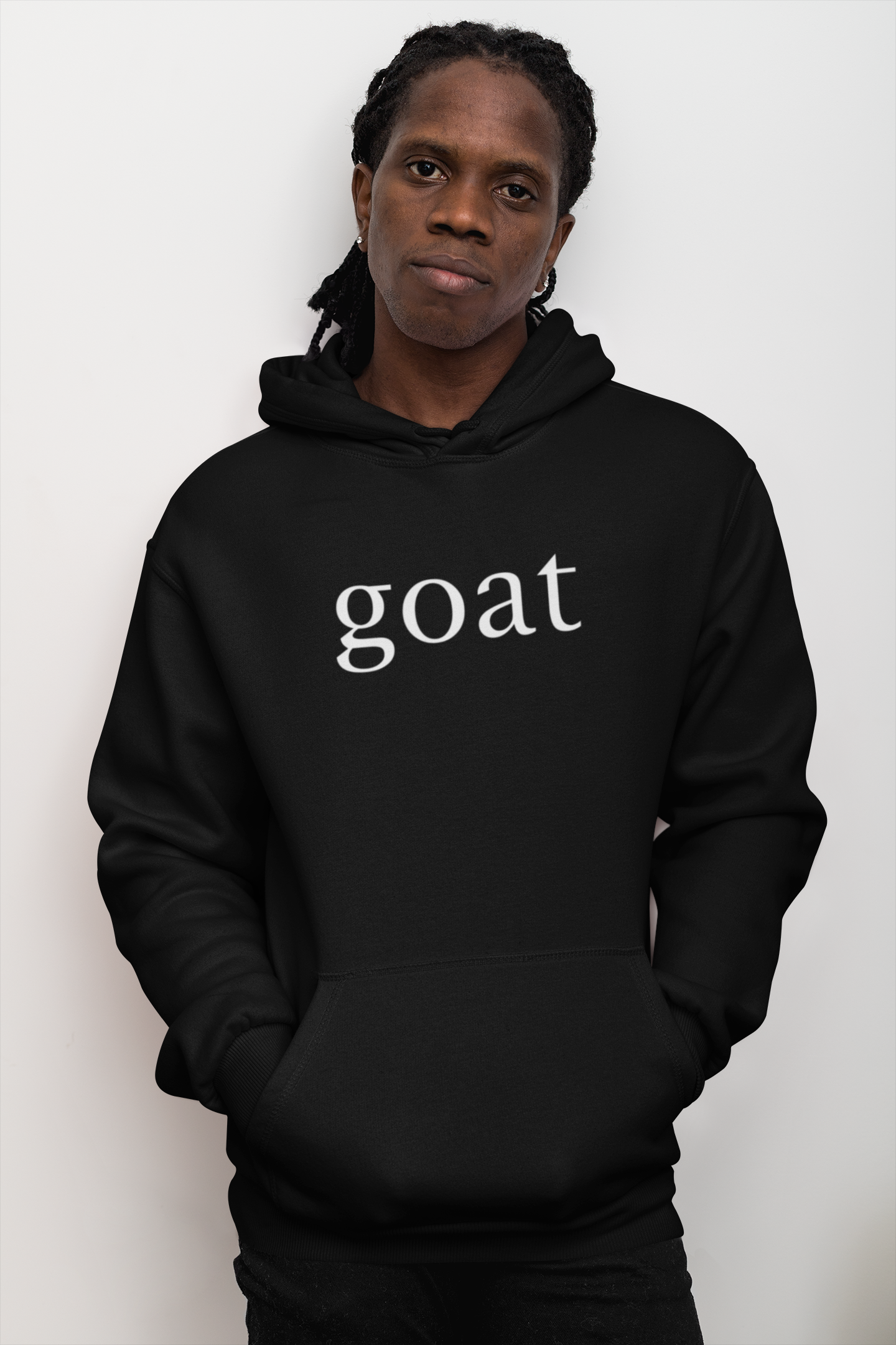 GOAT - Greatest Of All Time  Mens T-shirt Black