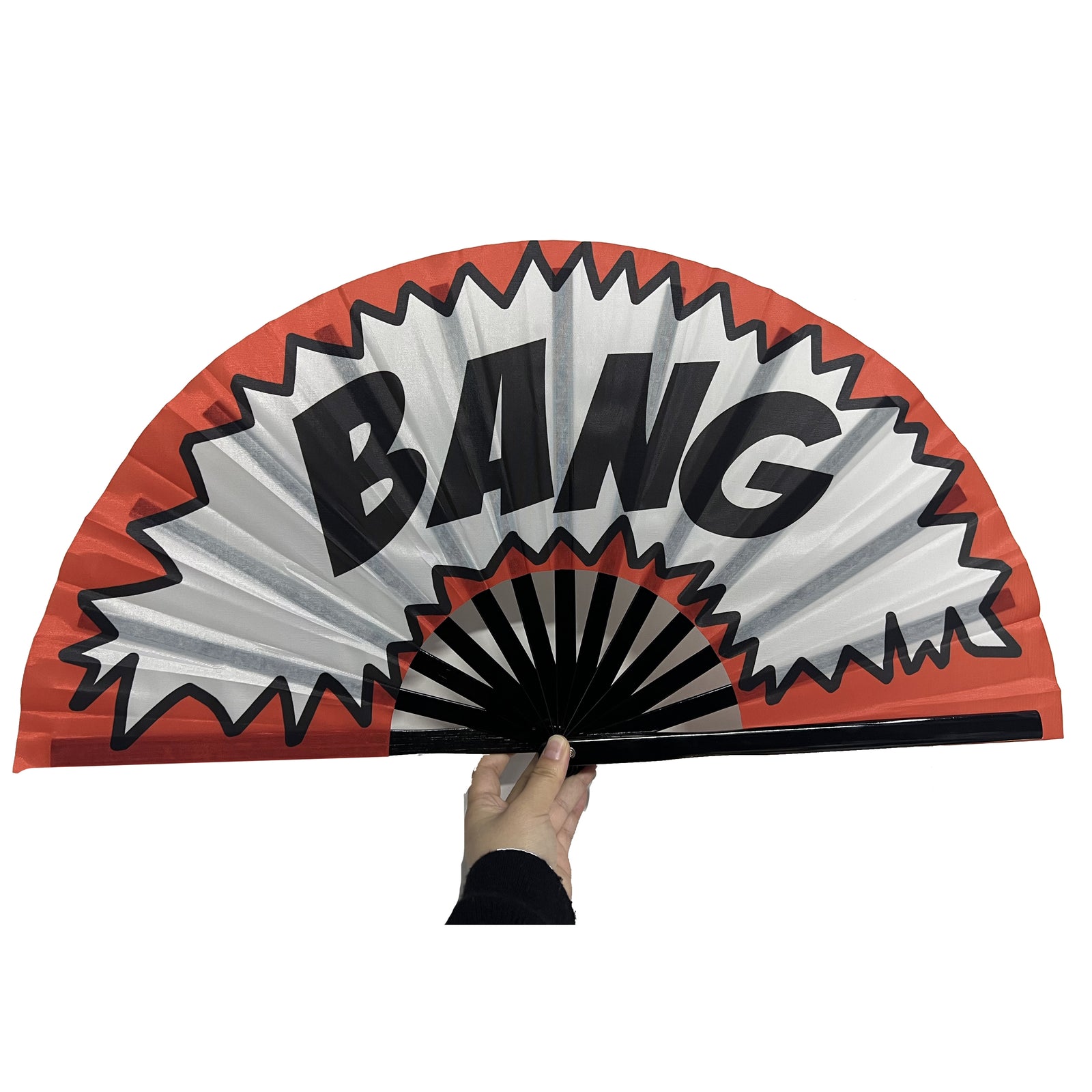 BANG Large Concert Hand Fan - Foldable Handheld Cowboy Carter Fan, Perfect for Festivals, Raves, Abanicos de Mano para Fiesta