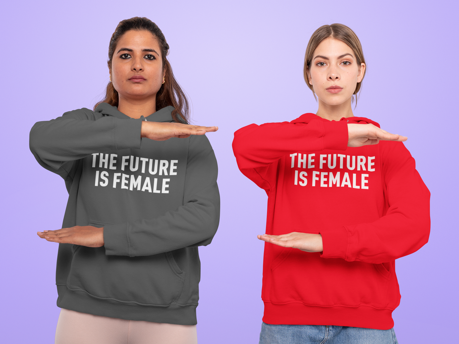 The Future Is Female Feminism  Mens T-shirt Black