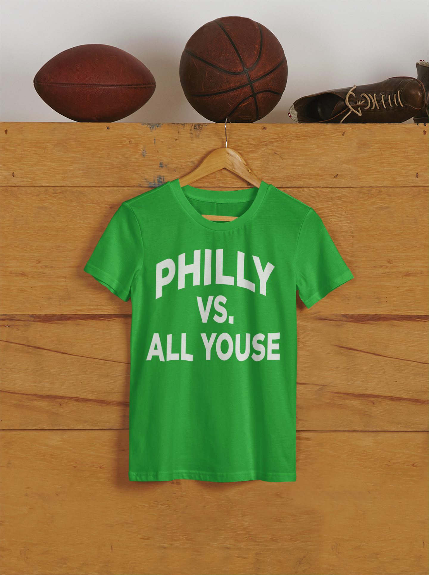 Philly Vs. All Youse Philly Thing Mens T-shirt Kelly Green