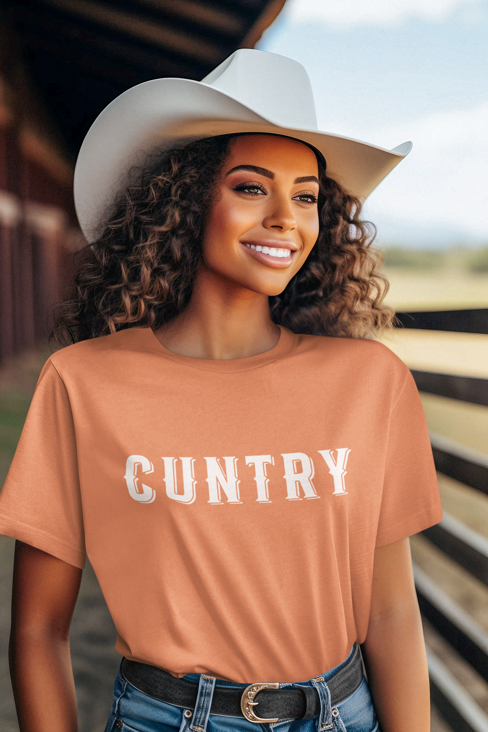 Cuntry Been Country Cowboy Mens T-shirt Black