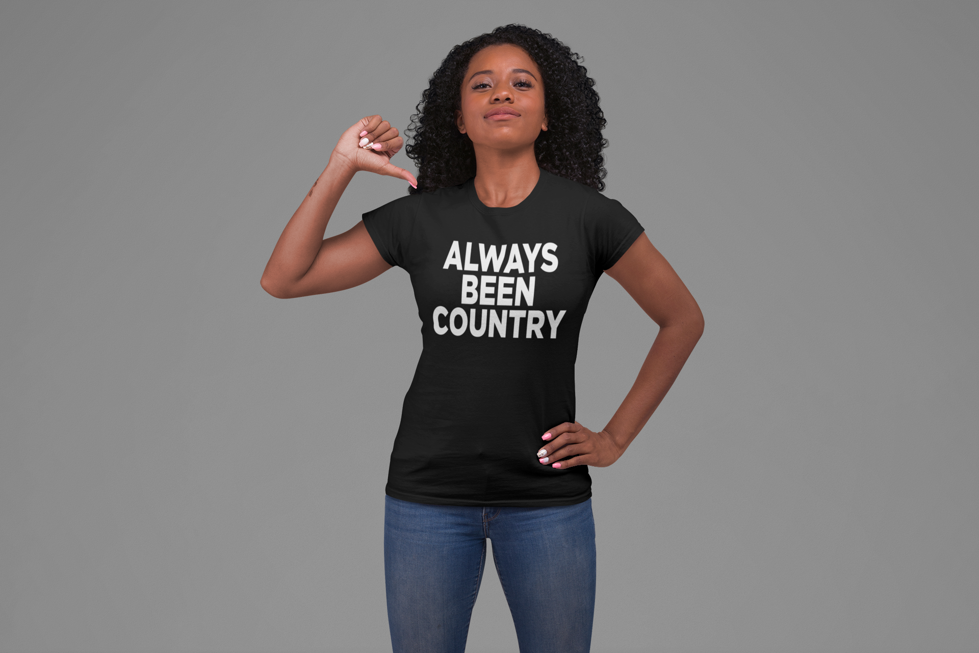 Always Been Country Music Mens T-shirt 