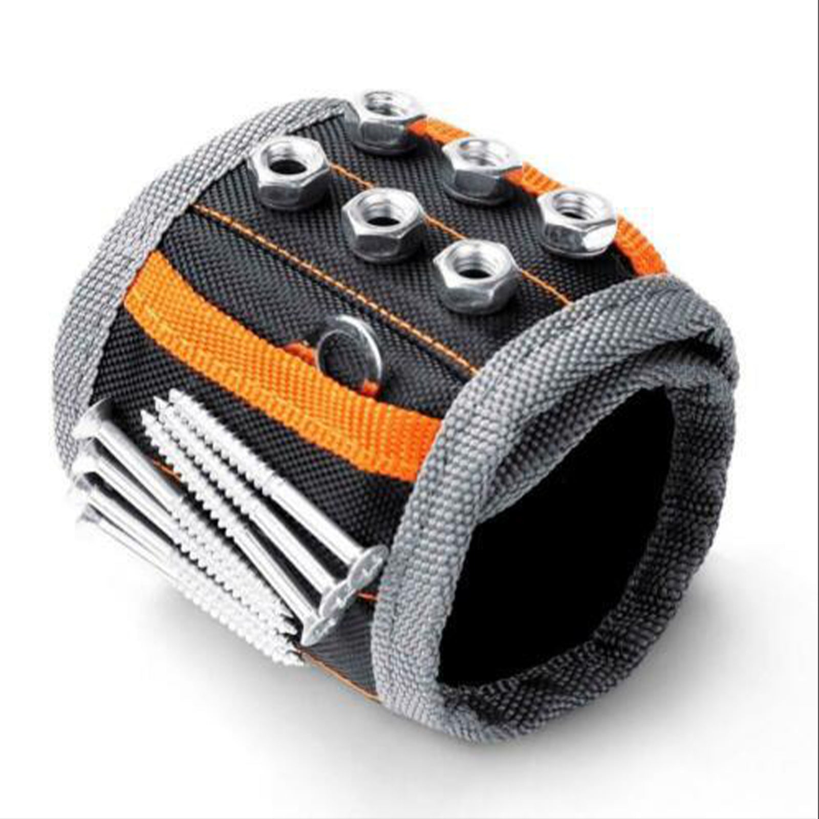 Magnetic Tool Wristband - Perfect Father's Day & Birthday Gift for Dad, Handy Cool Gadget, Tool Belt Accessory, Construction & Carpenter Tool Holder, Nail Magnet, Tool Belt Compatible