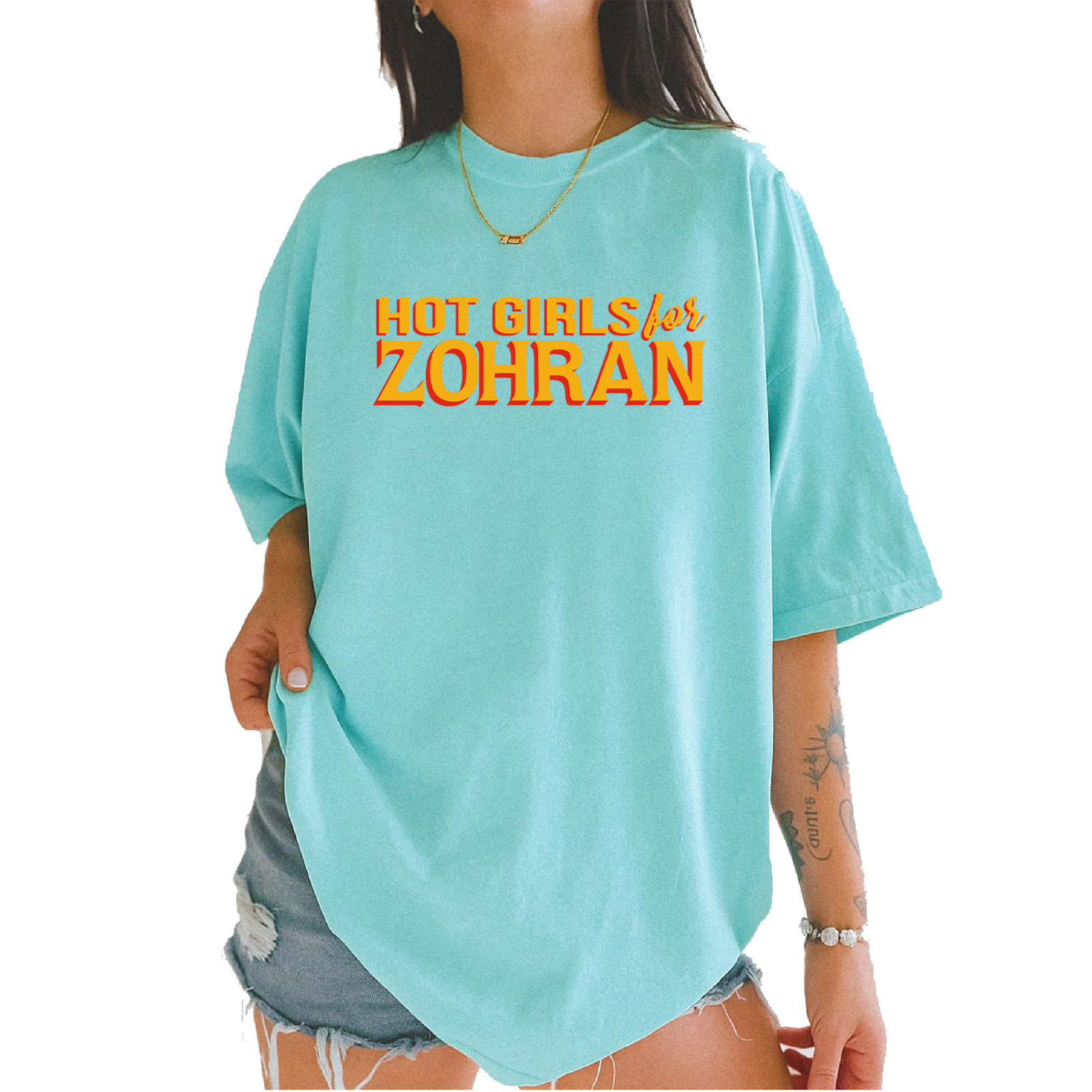 Hot Girls for Zohran Meme Mens T-shirt Royal Blue