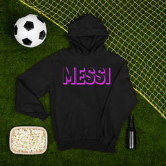 Messi OUTLINE Miami Futbol Mens T-shirt 