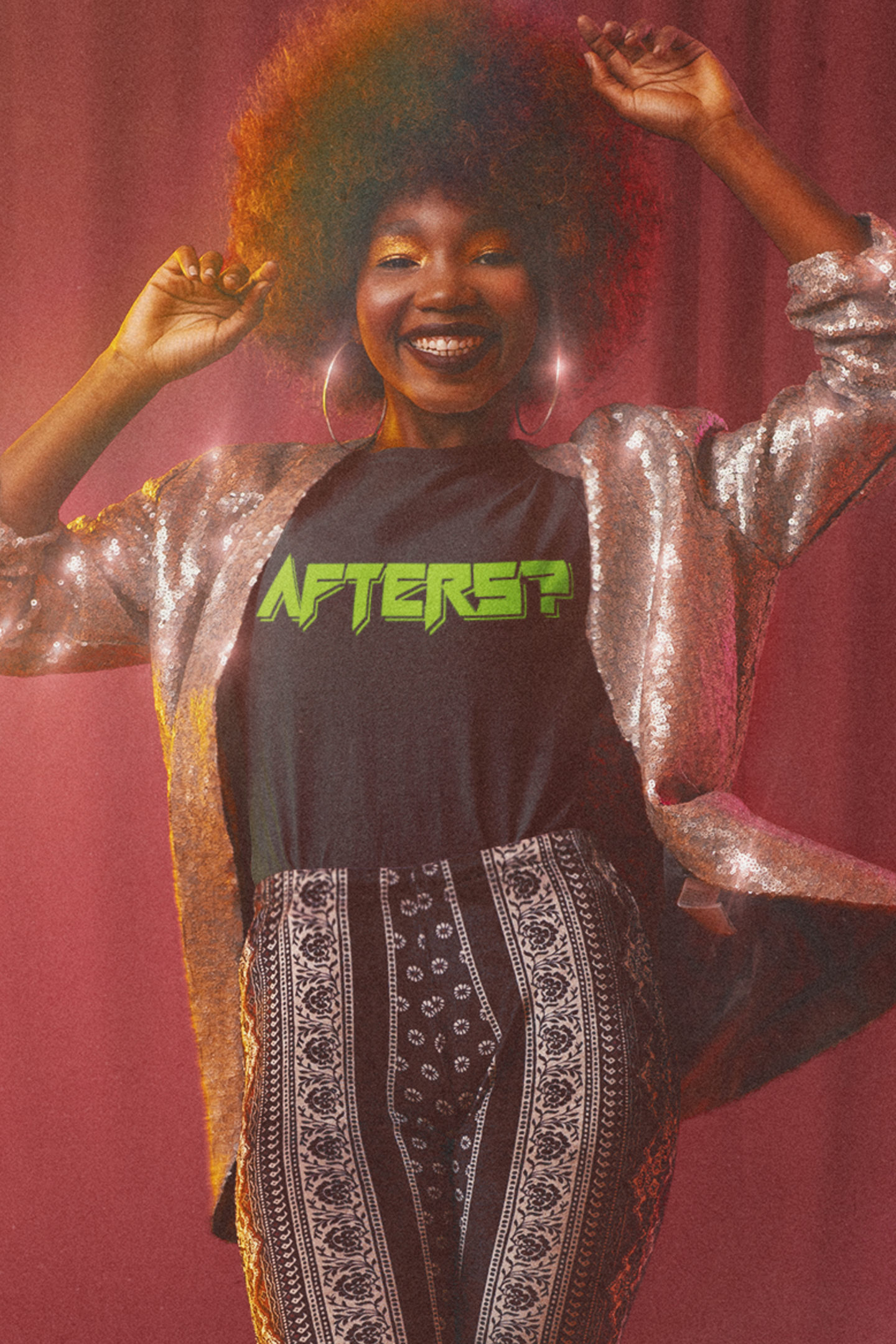 Afters After Party Rhythm Club Rave EDM Men's T-shirt Black