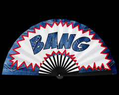Cowboy Fan, Country Denim BANG Clack Fan, Concert Merch, Carter Show Hand Fan, Large Country Girl Foldable Fans, Gift, 26 Inch