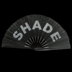SHADE Large Concert Hand Fan - Foldable Handheld Renaissance Fan, Perfect for Festivals, Raves, Abanicos de Mano para Fiesta