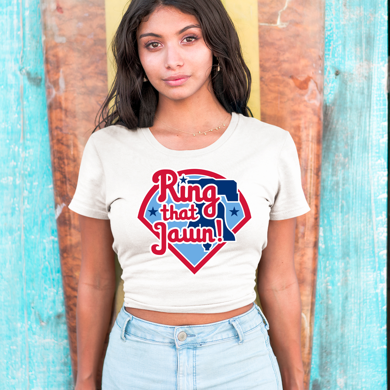 Ring That Jawn Philly Baseball Men's T-shirt White