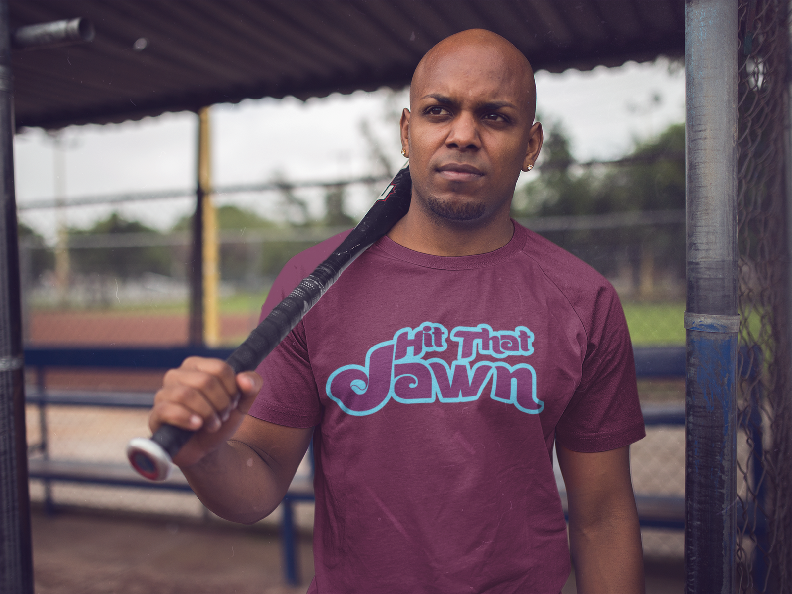 Hit That Jawn Philly Baseball Men's T-shirt Yellow