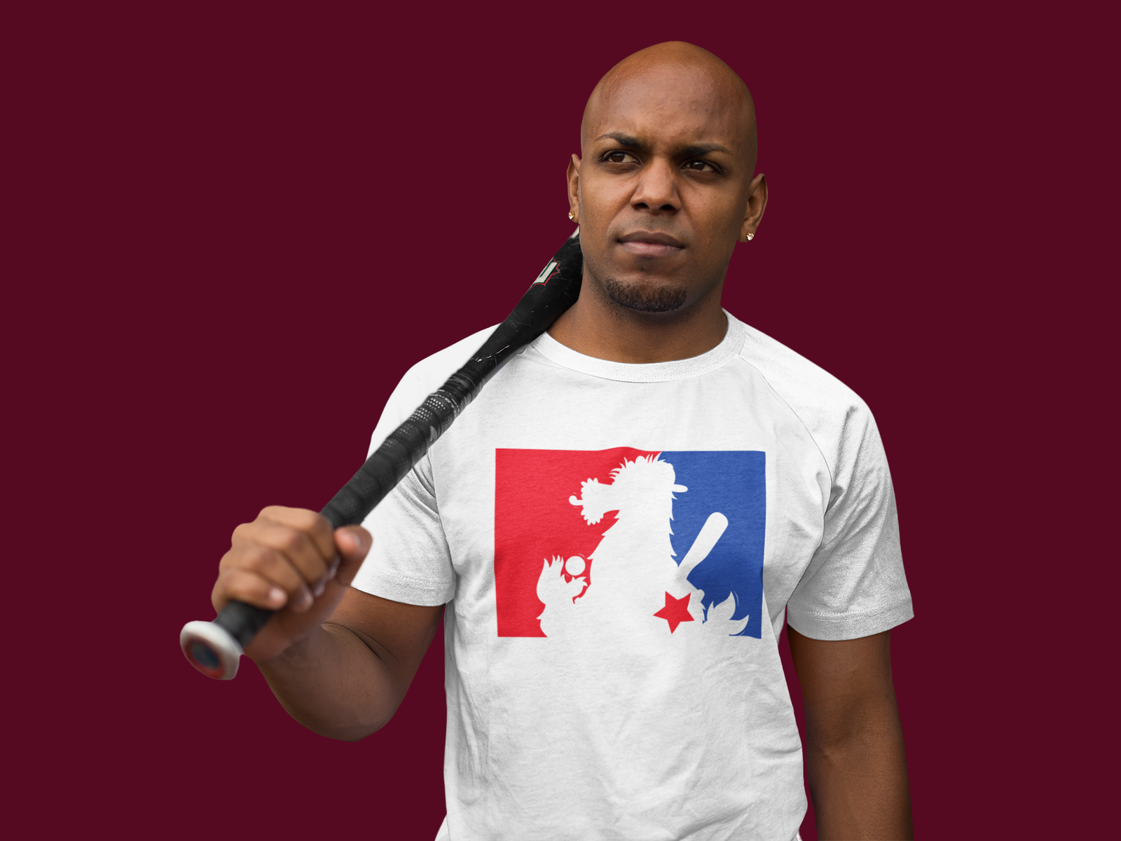 Philly Baseball Phan Men's T-shirt White