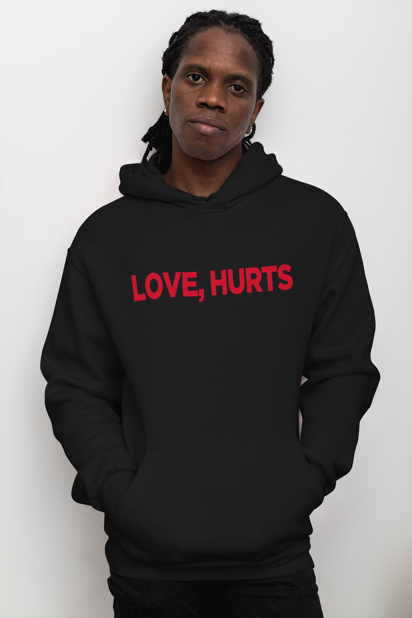 Love Hurts Men's T-shirt Black