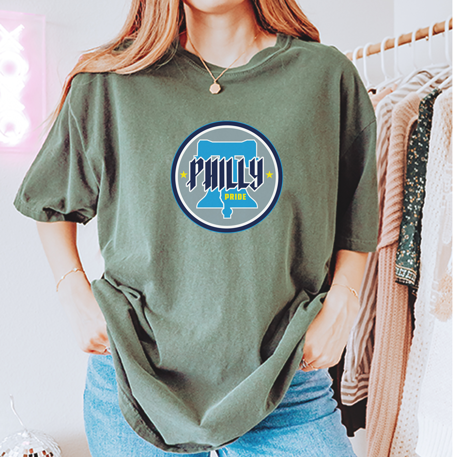 Philly Pride Liberty Bell Mens T-shirt Black