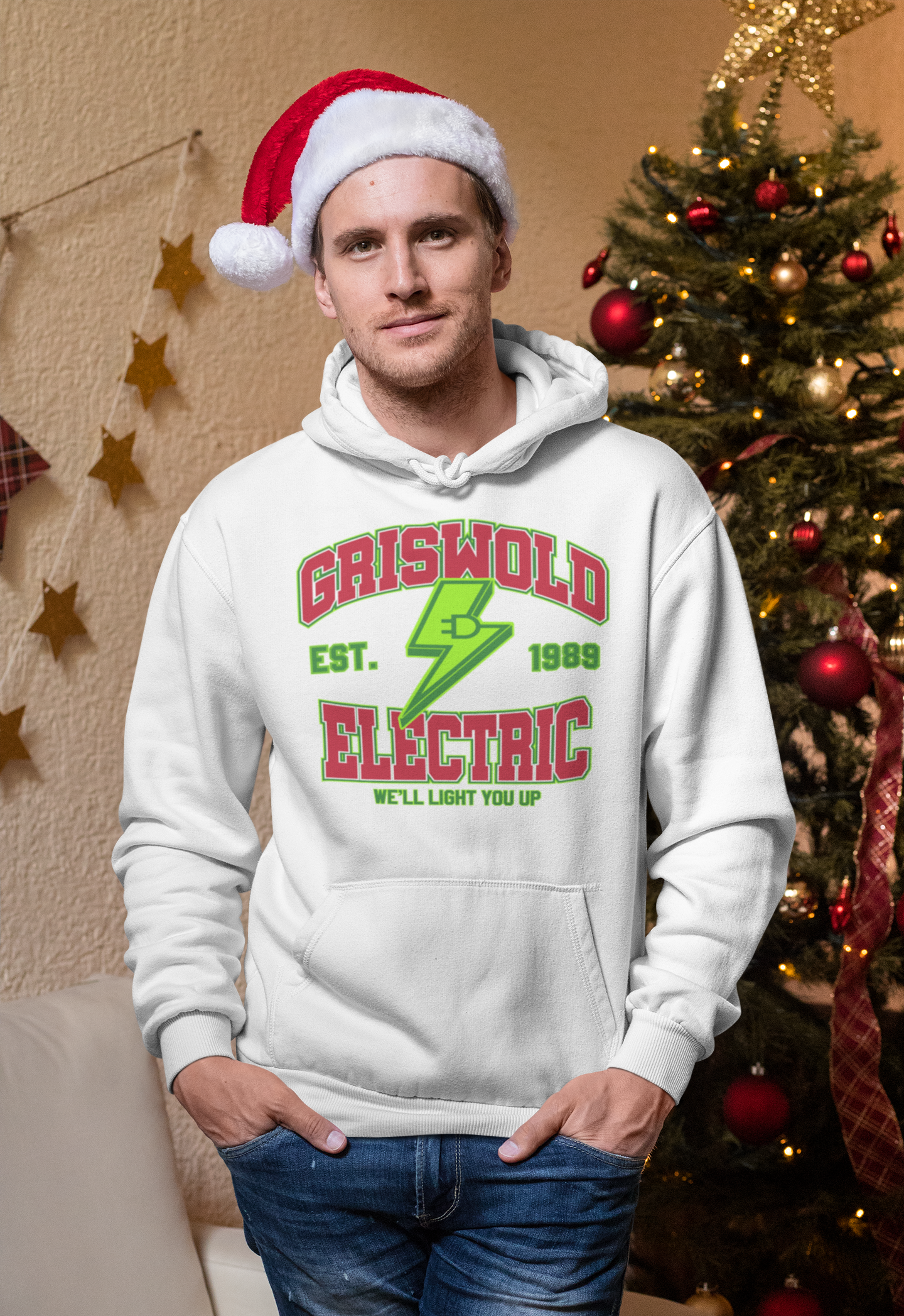 Griswold Electric We'll Light You Up  Mens T-shirt Black